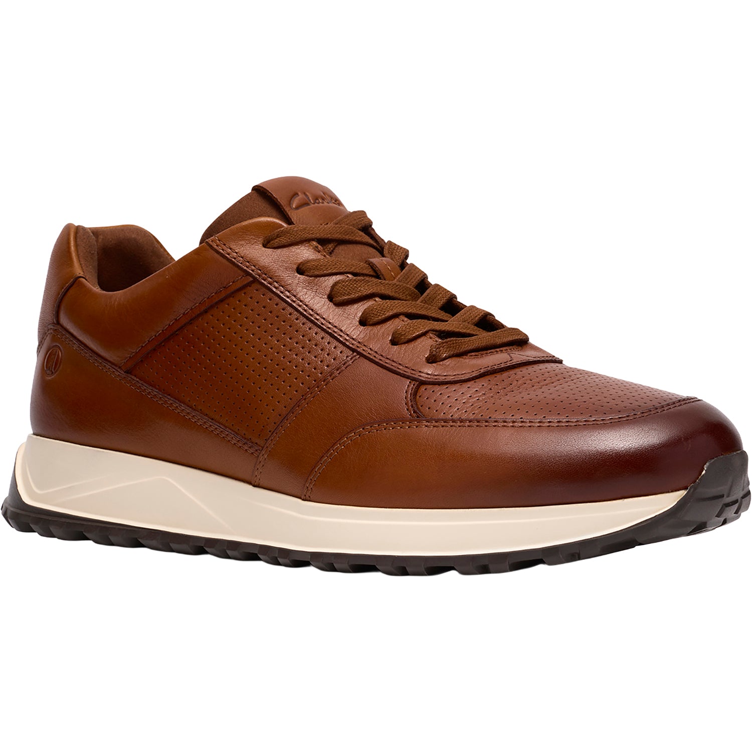 Mens Clarks Clarks Radwell Tie Men's Casual Shoes Tan Leather Tan Leather
