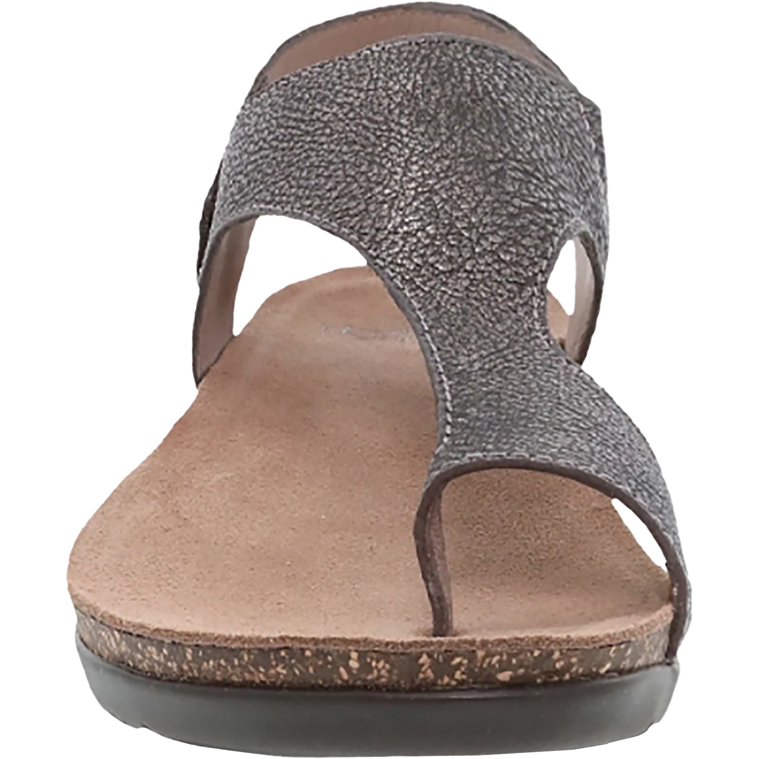 Womens Dansko Dansko Reece Women's Thong Sandals Pewter Metallic Leather Pewter Metallic Leather