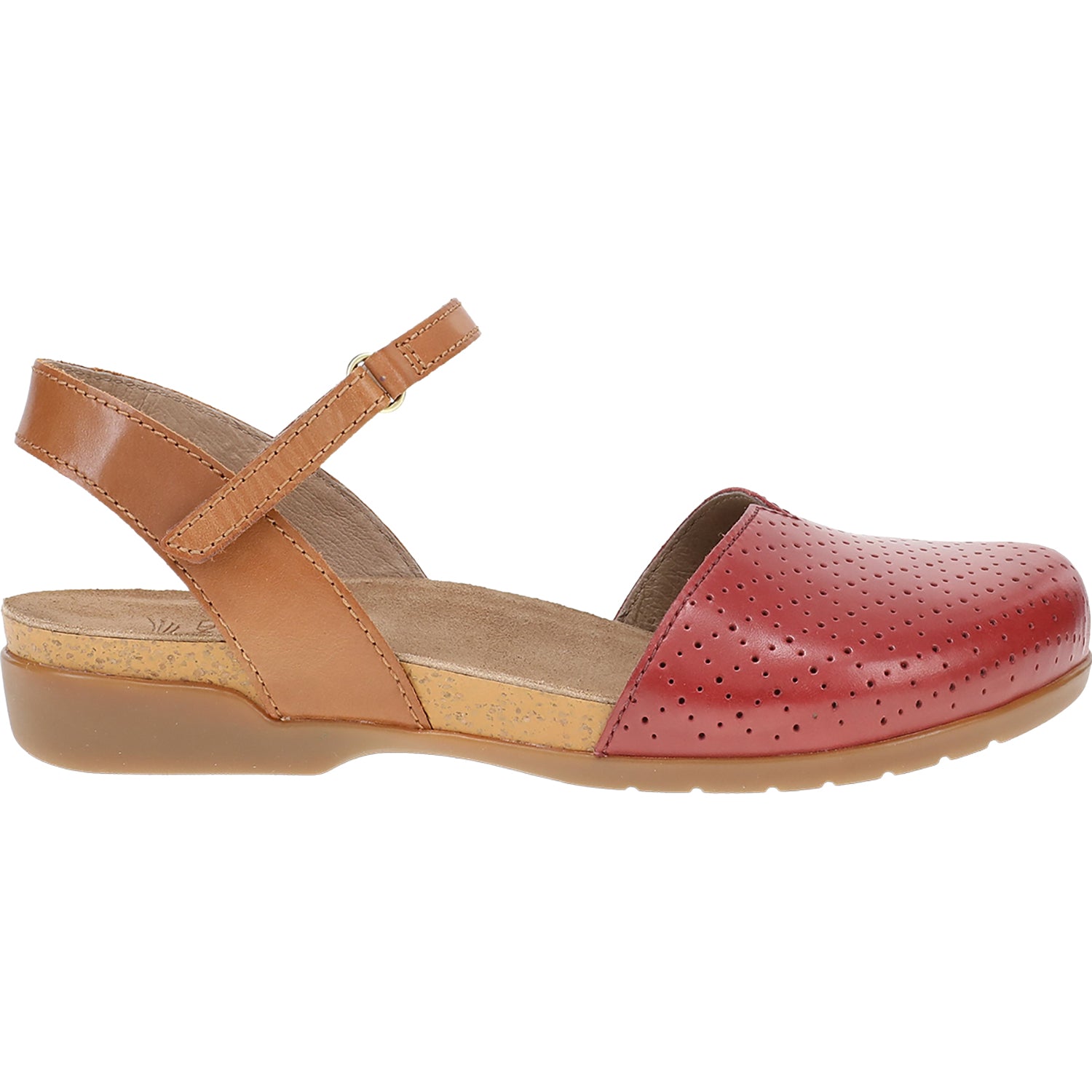 Womens Dansko Dansko Rowan Women's Casual Shoes Red Perf Red Perf