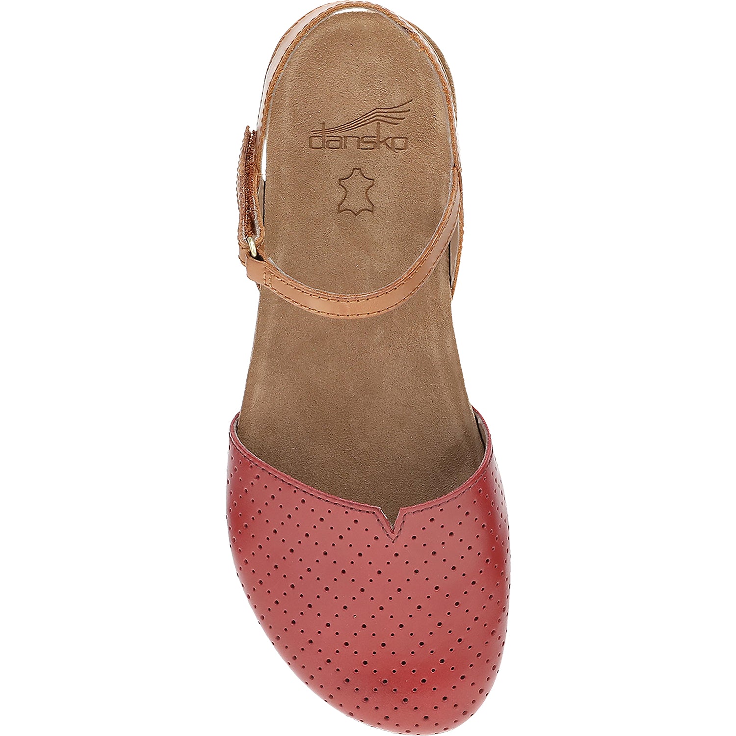 Womens Dansko Dansko Rowan Women's Casual Shoes Red Perf Red Perf