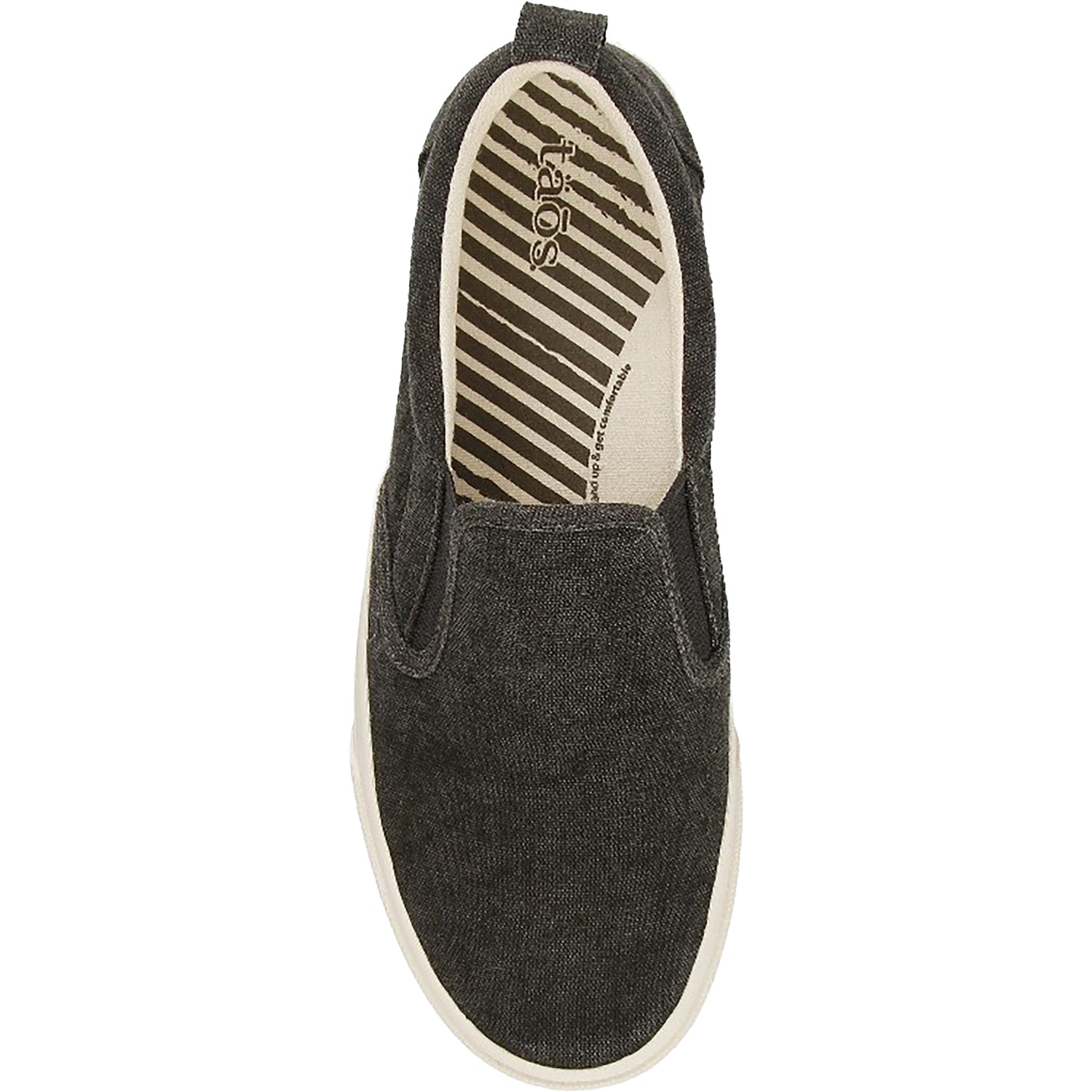 Womens Taos Taos Rubber Soul Women's Sneakers Charcoal Wash Canvas Charcoal Wash Canvas