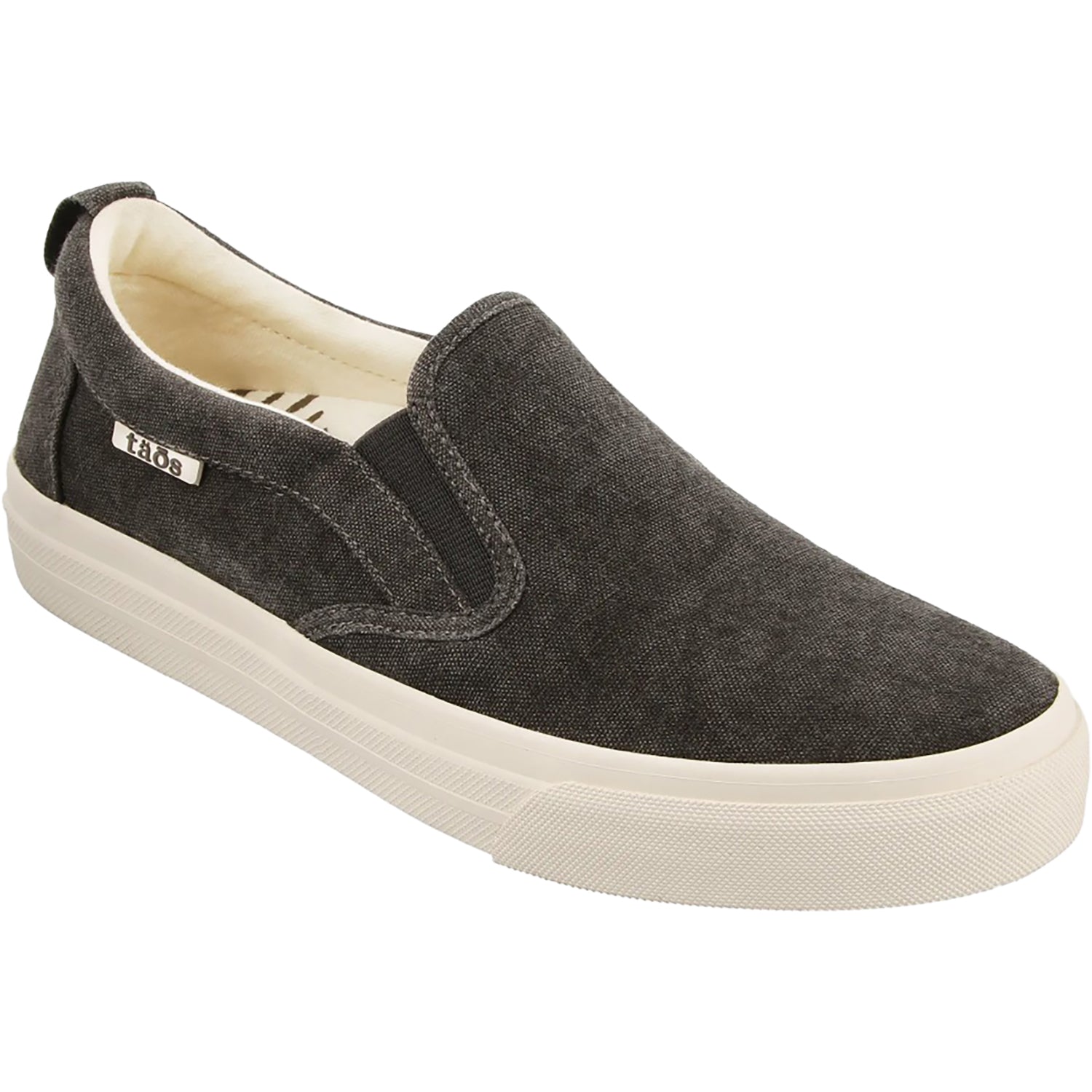 Womens Taos Taos Rubber Soul Women's Sneakers Charcoal Wash Canvas Charcoal Wash Canvas