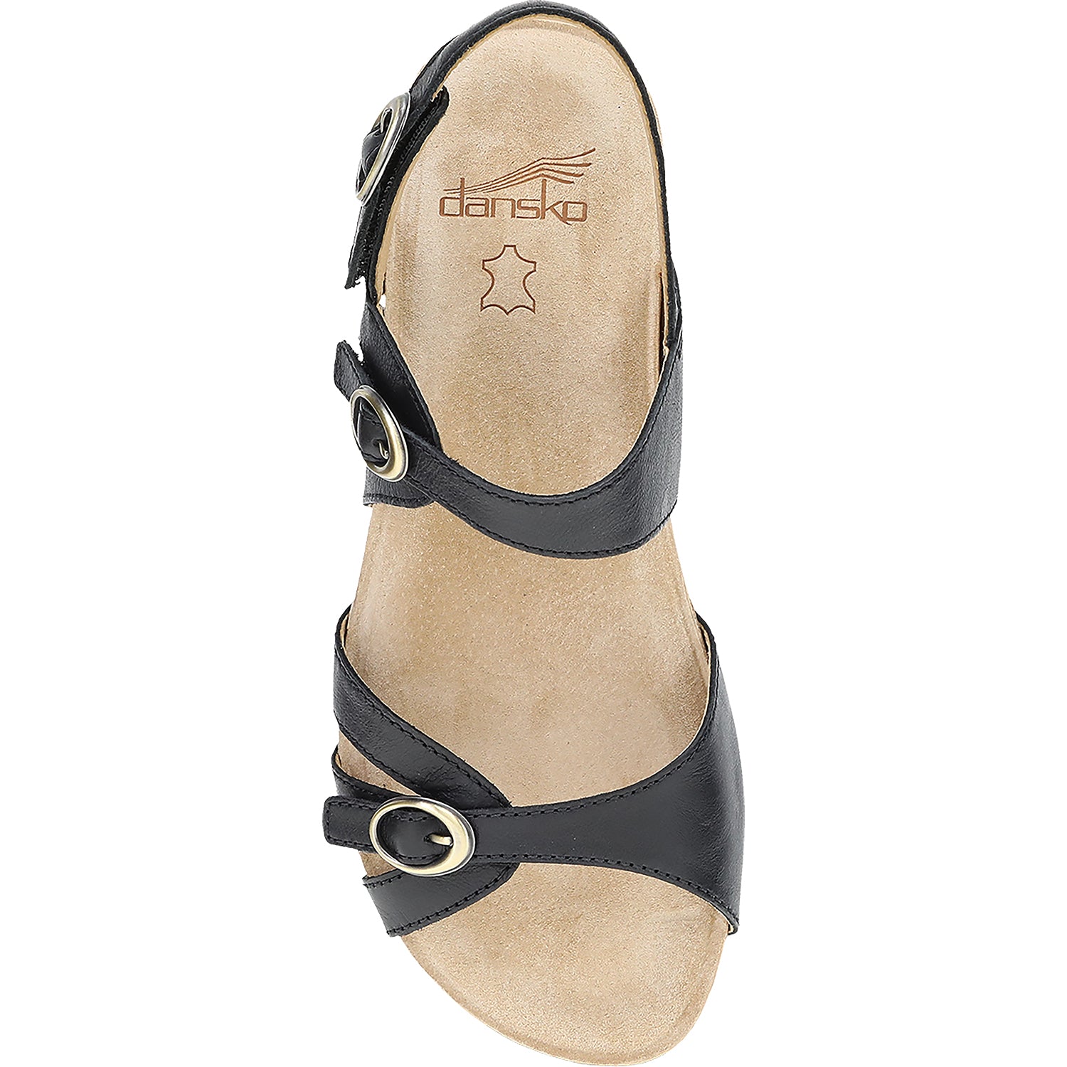 Womens Dansko Dansko Ruthie Women's Sandals Black Leather Black Leather