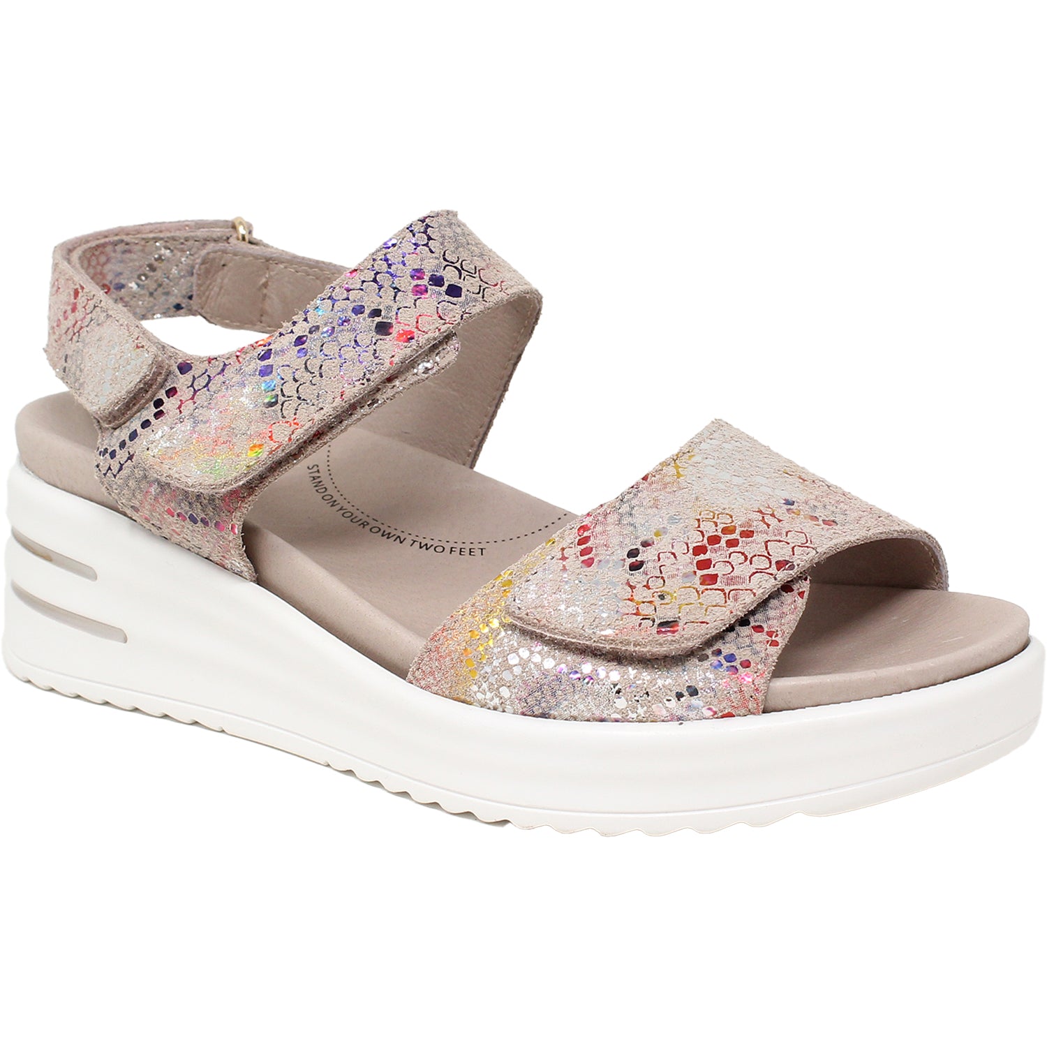 Womens Ziera Women's Ziera Sadias Vibrant Print Leather Vibrant Print Leather