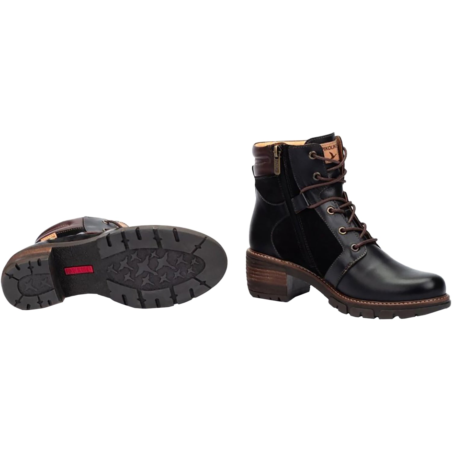 Womens Pikolinos Pikolinos San Sebastian W1T-8979C1 Women's Boots Black Leather Black Leather