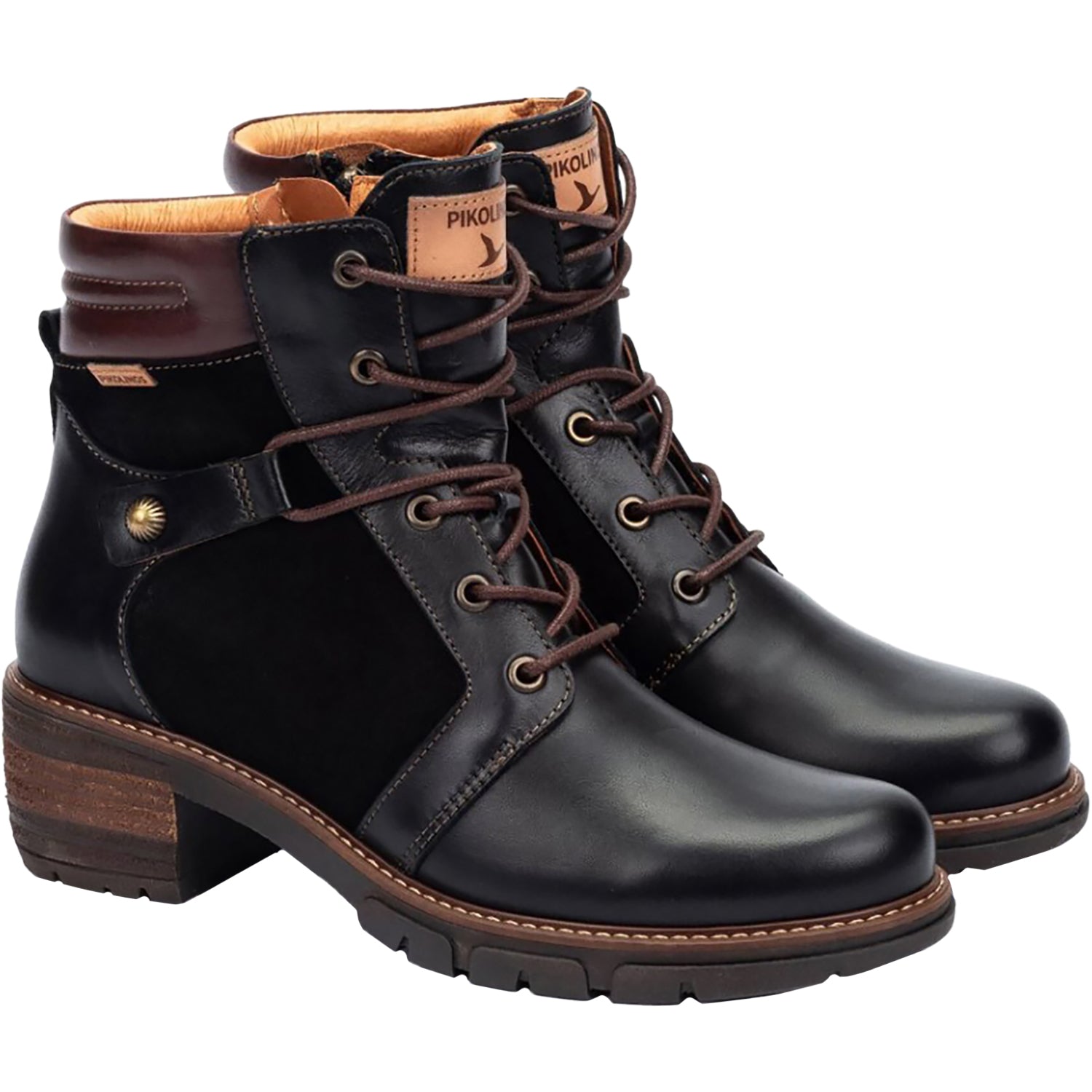 Womens Pikolinos Pikolinos San Sebastian W1T-8979C1 Women's Boots Black Leather Black Leather