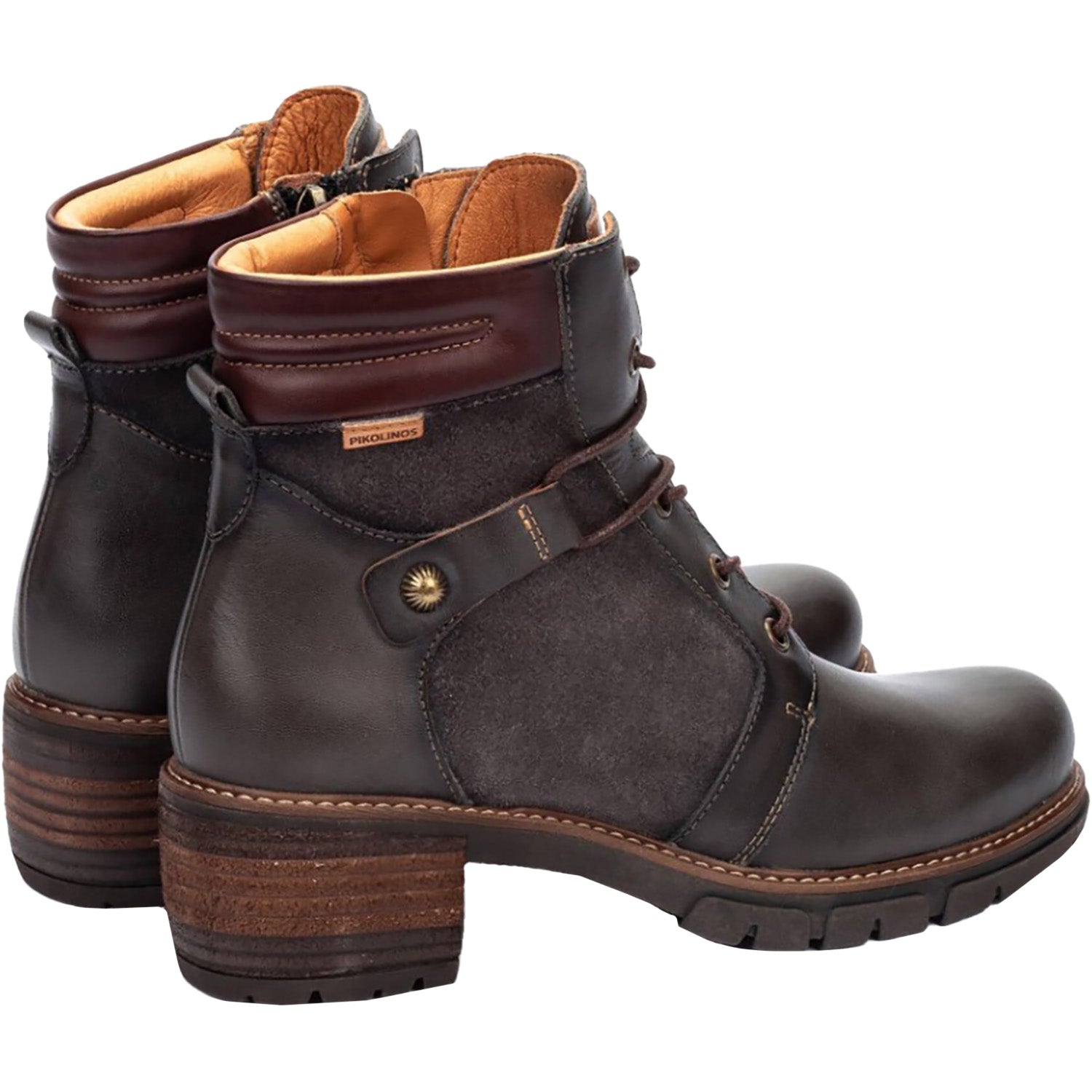 Womens Pikolinos Pikolinos San Sebastian W1T-8979C1 Women's Boots Lead Leather Lead Leather
