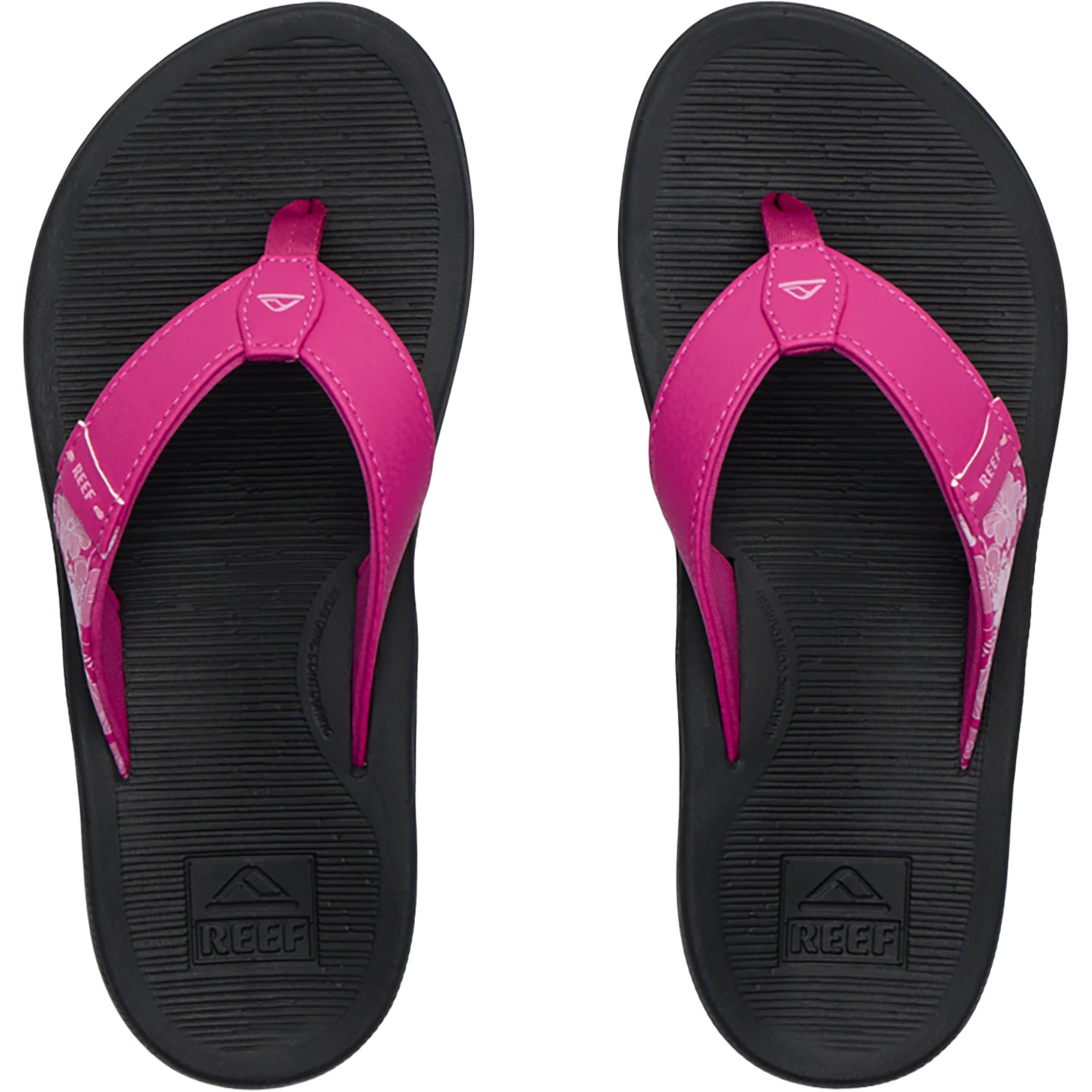 Womens Reef Reef Santa Ana Women's Thong Sandals Fuchsia Red/Black Fuchsia Red/Black