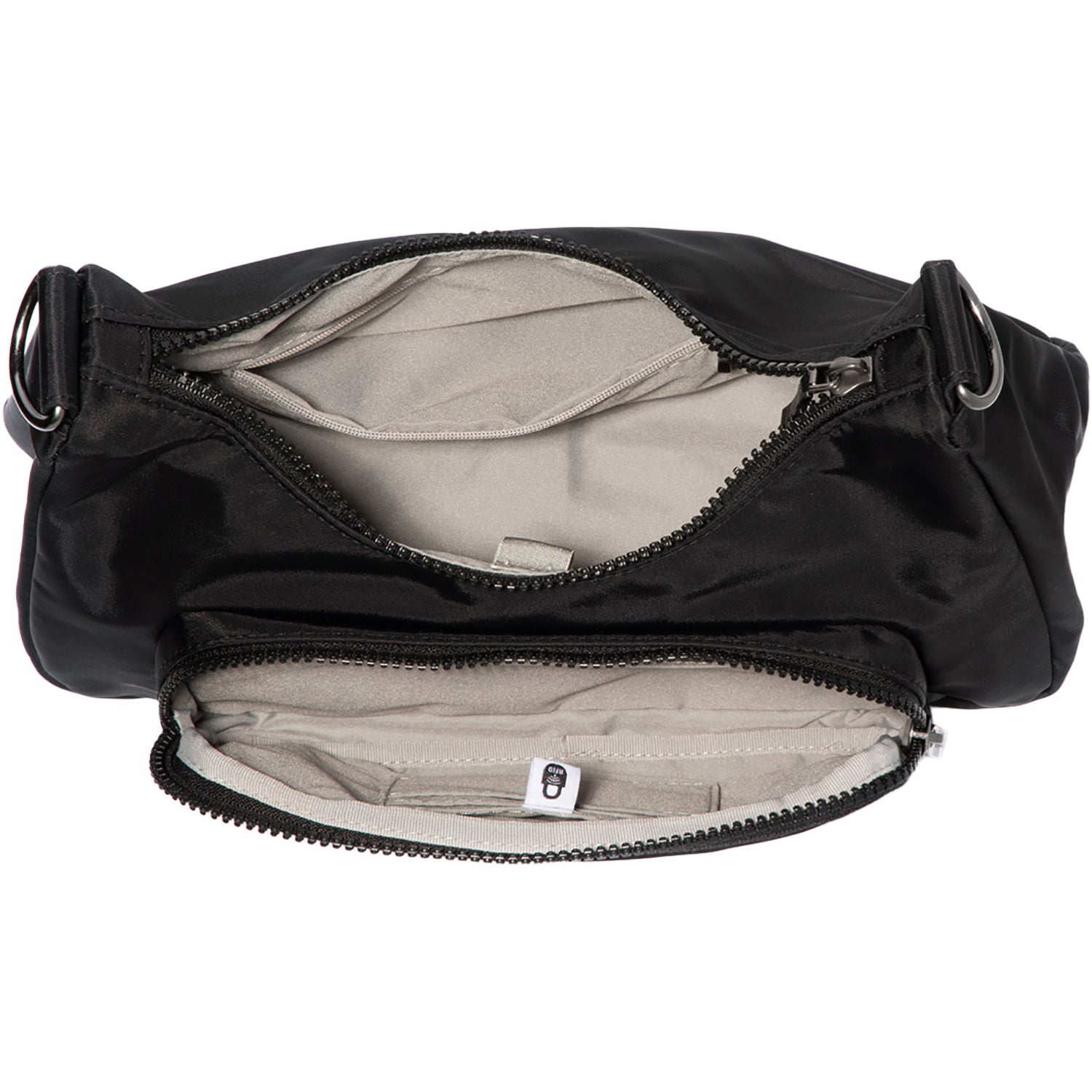 Womens Baggallini Baggallini Savannah Crossbody Handbag Black Twill Black Twill