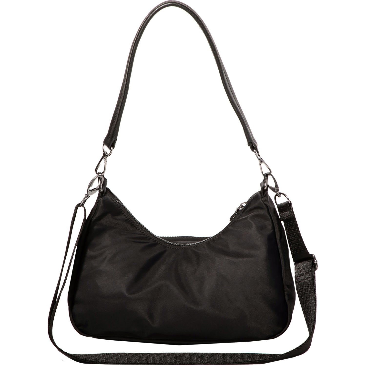 Womens Baggallini Baggallini Savannah Crossbody Handbag Black Twill Black Twill