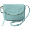 Womens Hobo Hobo International Fern Messenger Pale Green Pebbled Leather Pale Green Pebbled Leather