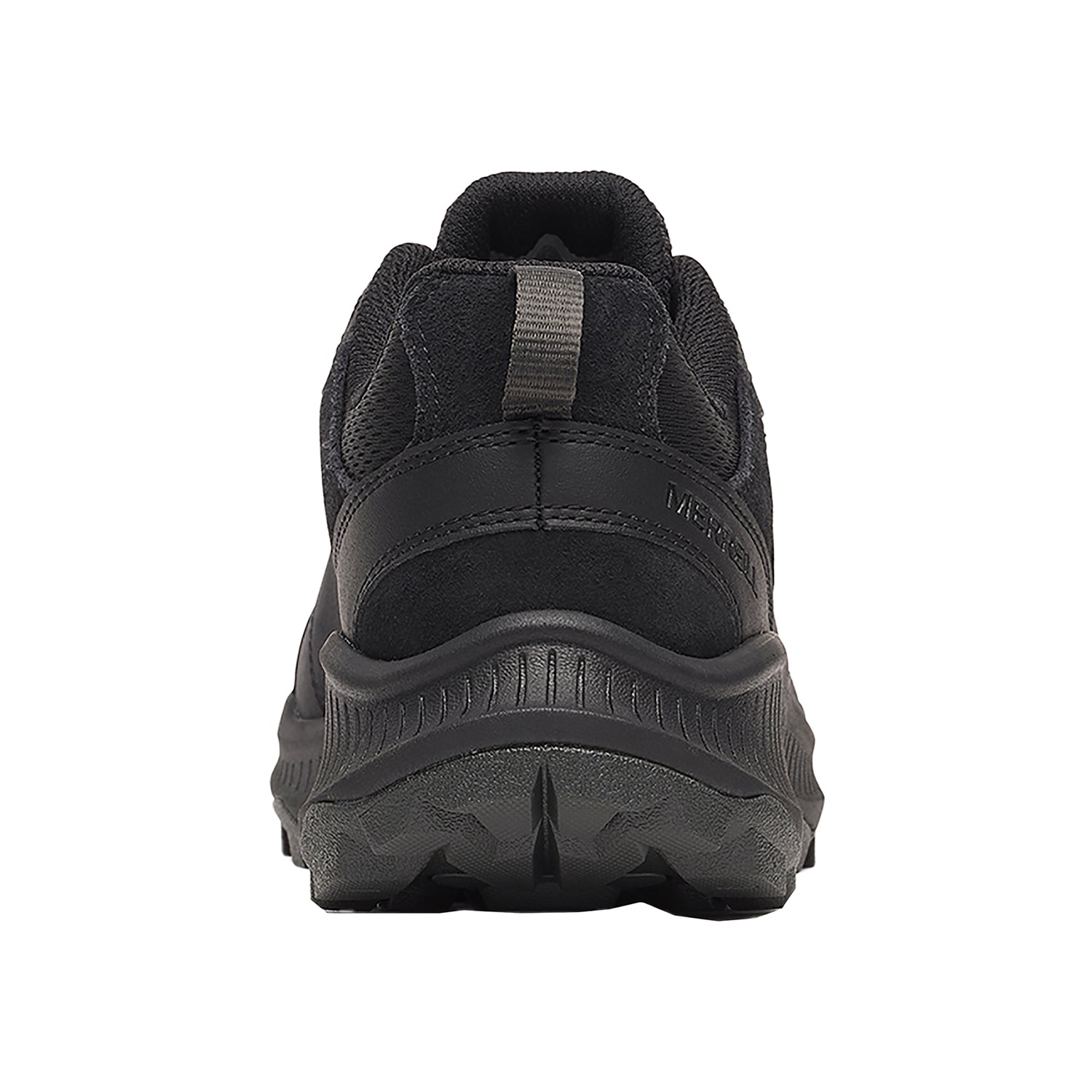 Mens Merrell Merrell Speed Strike 2 Slip-Resistant Men's Athletic Shoes Trail/Hiking Black Leather Black Leather
