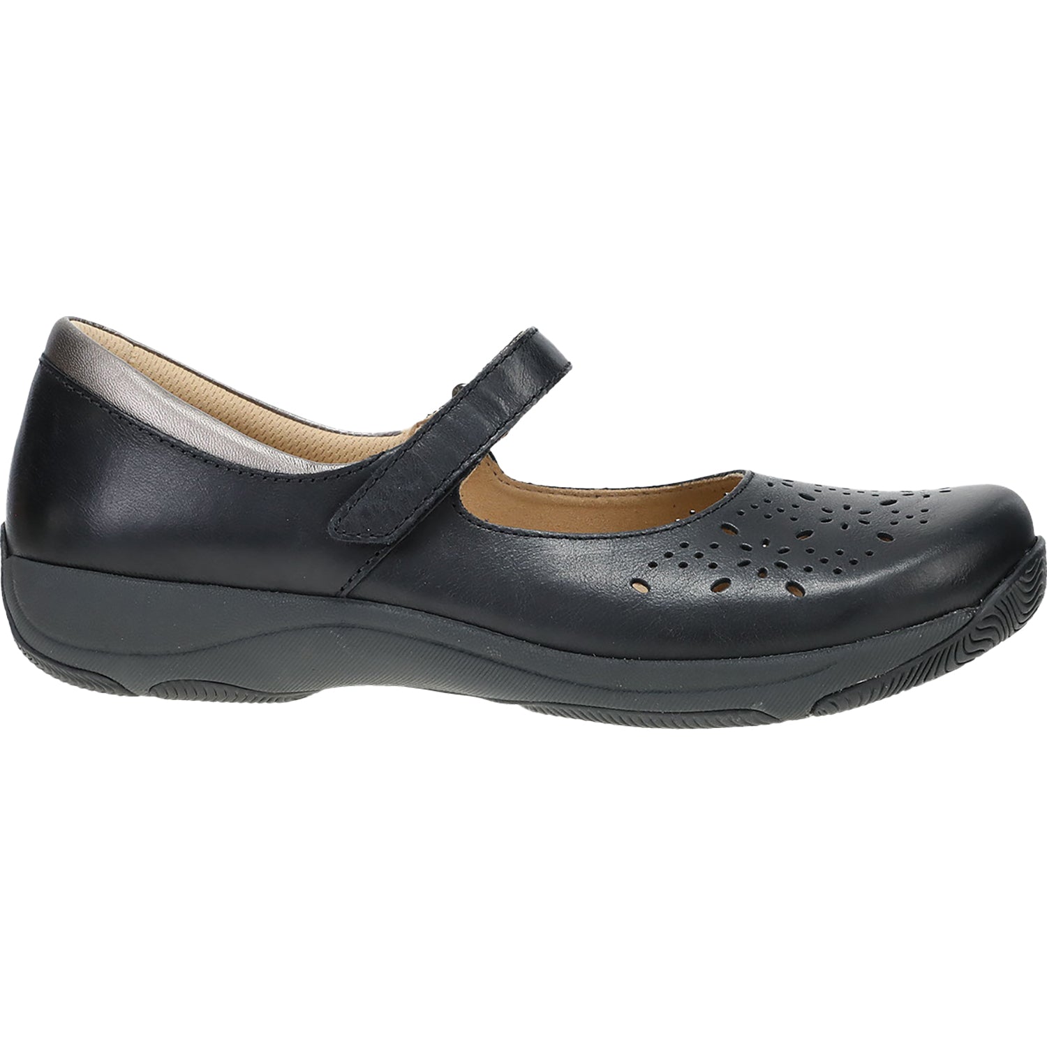 Dansko Women's Stacy Waxy Burnished Black 40 M