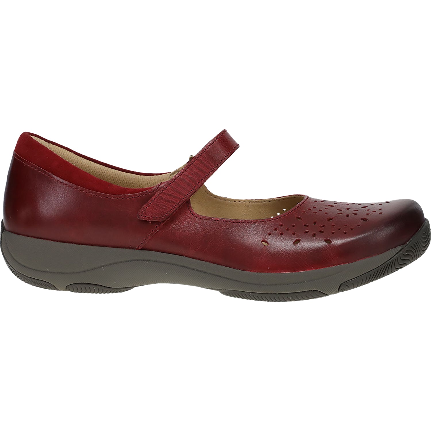 Womens Dansko Women's Dansko Stacy Red Waxy Burnished Red Waxy Burnished