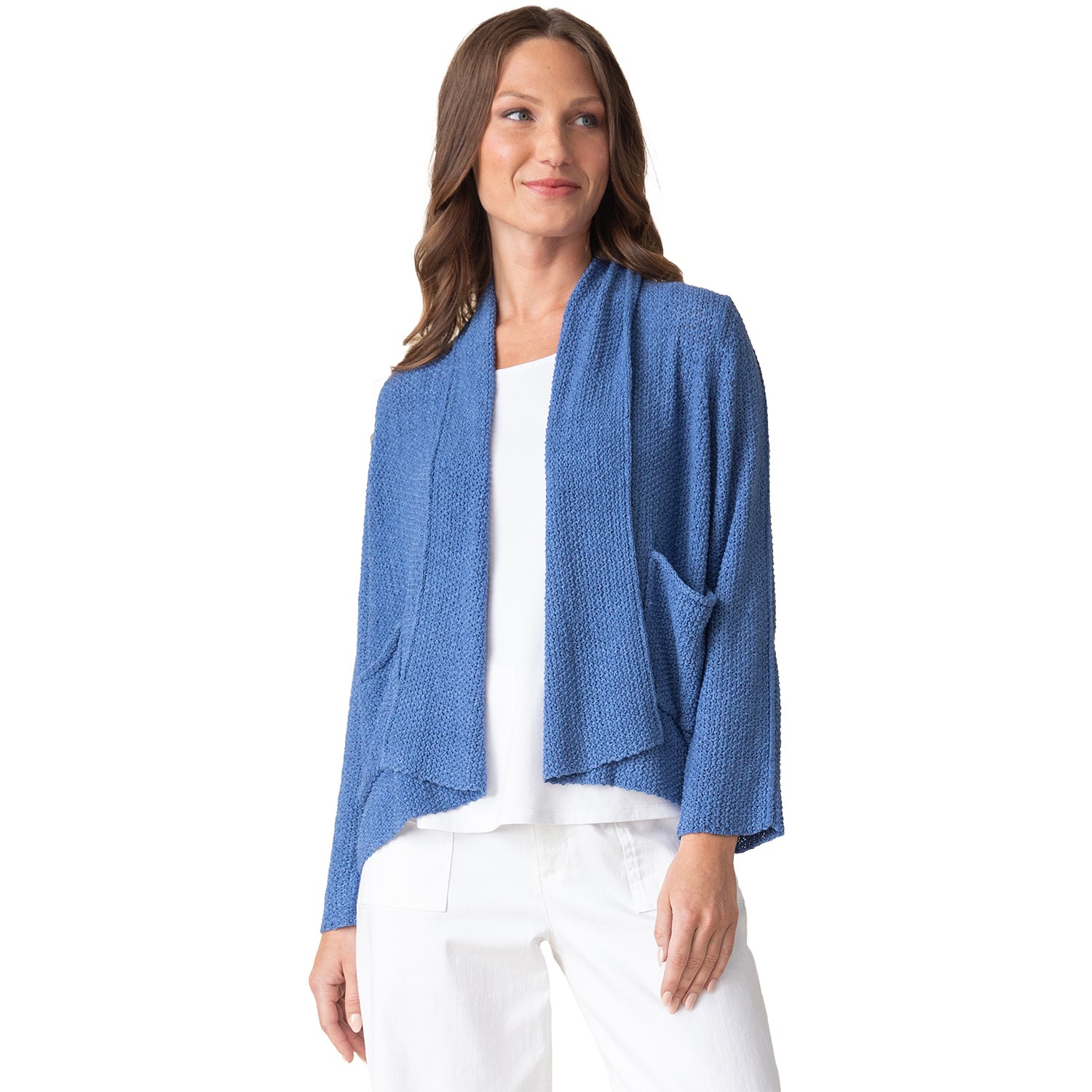 Womens Habitat Habitat Step Into Spring Cardigan Women's Long-Sleeve Top Dusk Dusk