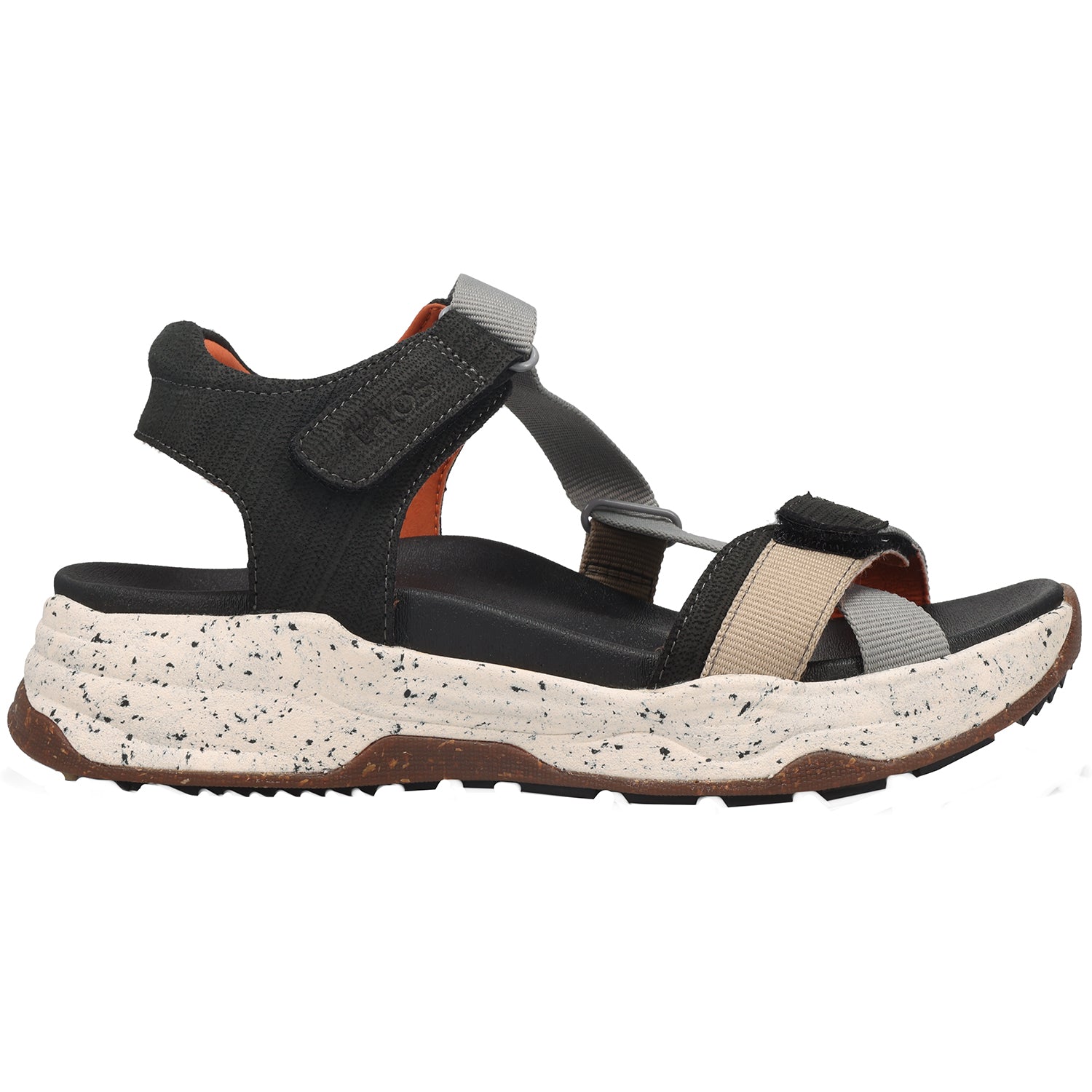 Womens Taos Taos Super Z Women's Outdoor Sandals Grey Multi Grey Multi