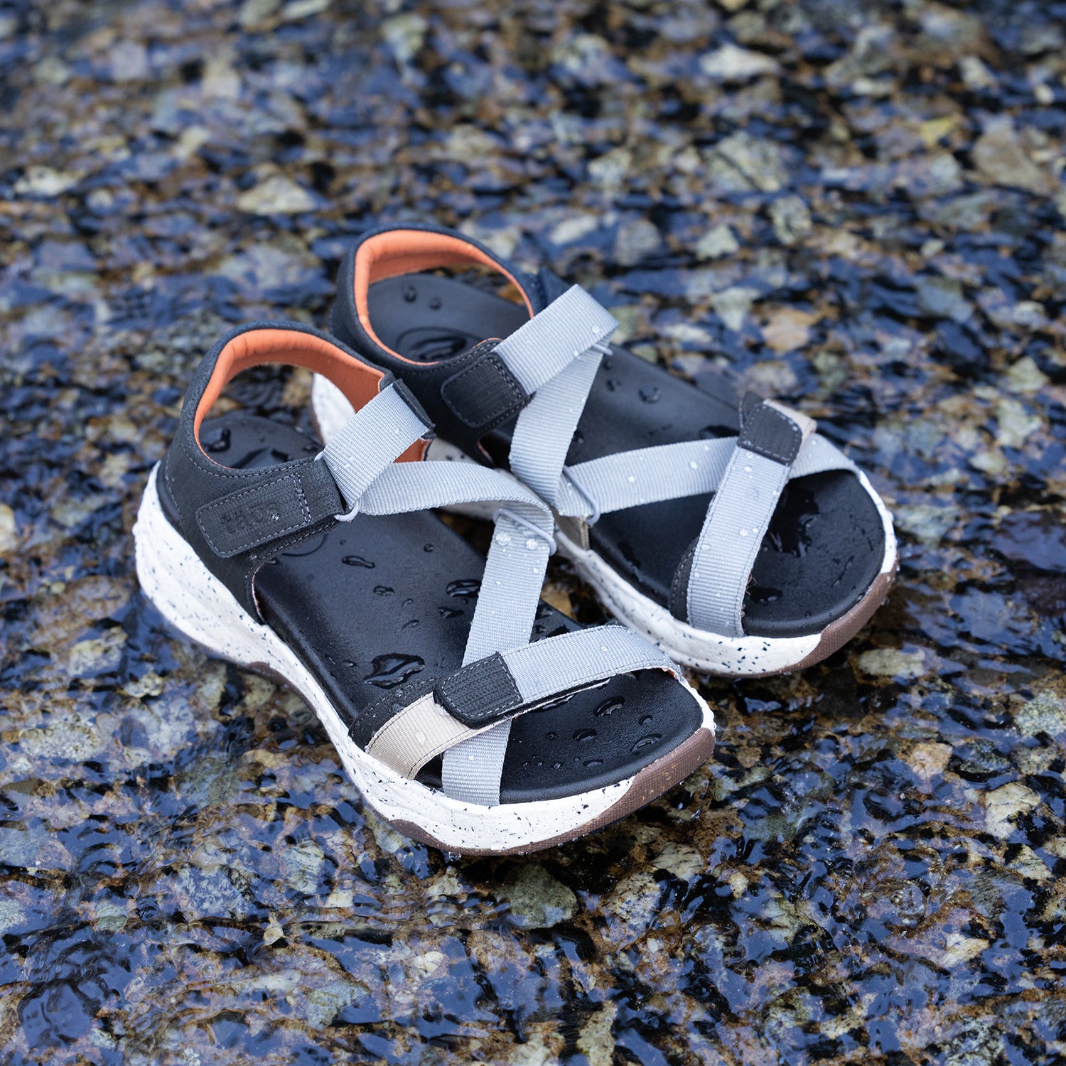 Womens Taos Taos Super Z Women's Outdoor Sandals Grey Multi Grey Multi
