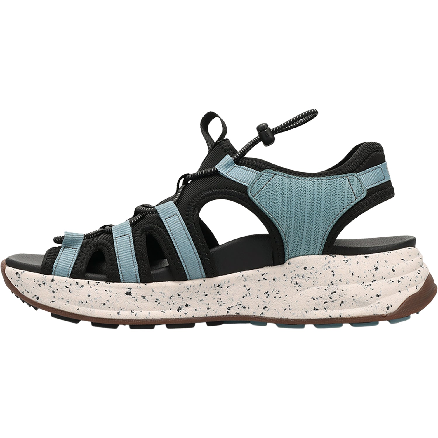 Womens Taos Taos Superfly Women's Outdoor Sandals Black/Mineral Blue Black/Mineral Blue