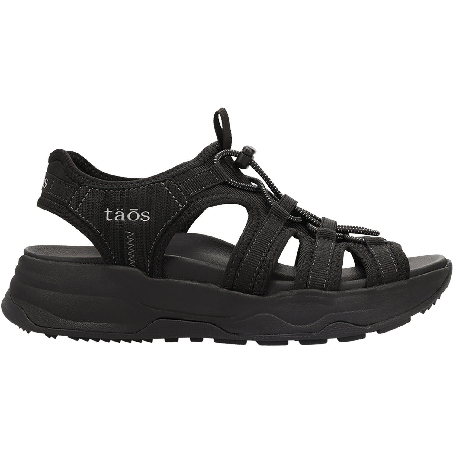 Womens Taos Taos Superfly Women's Outdoor Sandals Black/Black Black/Black