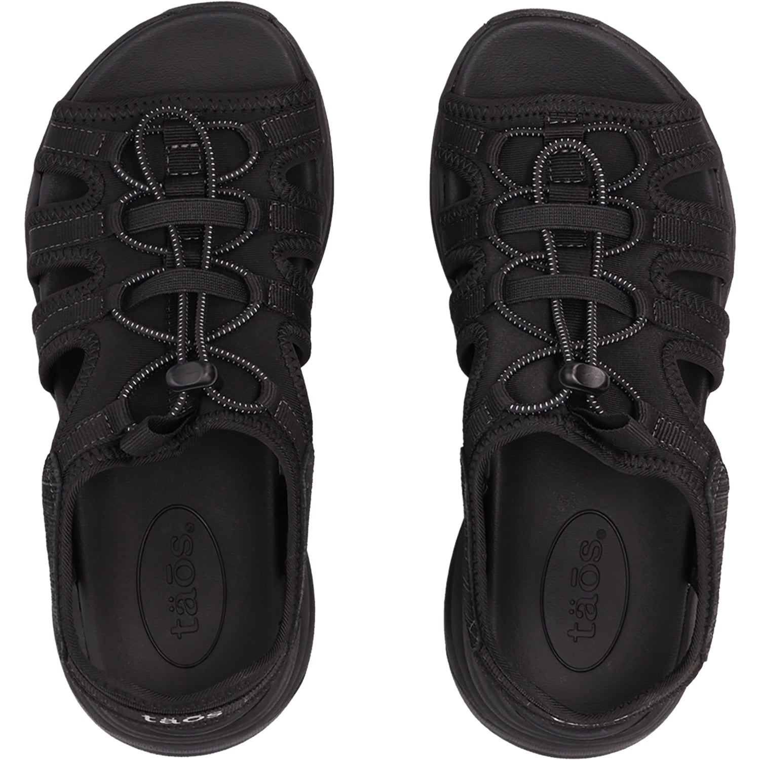Womens Taos Taos Superfly Women's Outdoor Sandals Black/Black Black/Black