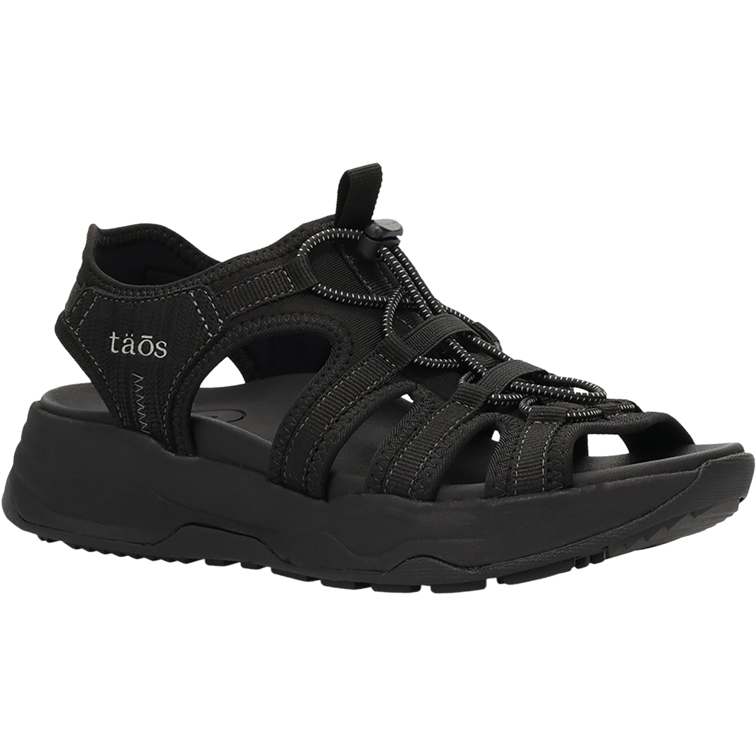 Womens Taos Taos Superfly Women's Outdoor Sandals Black/Black Black/Black
