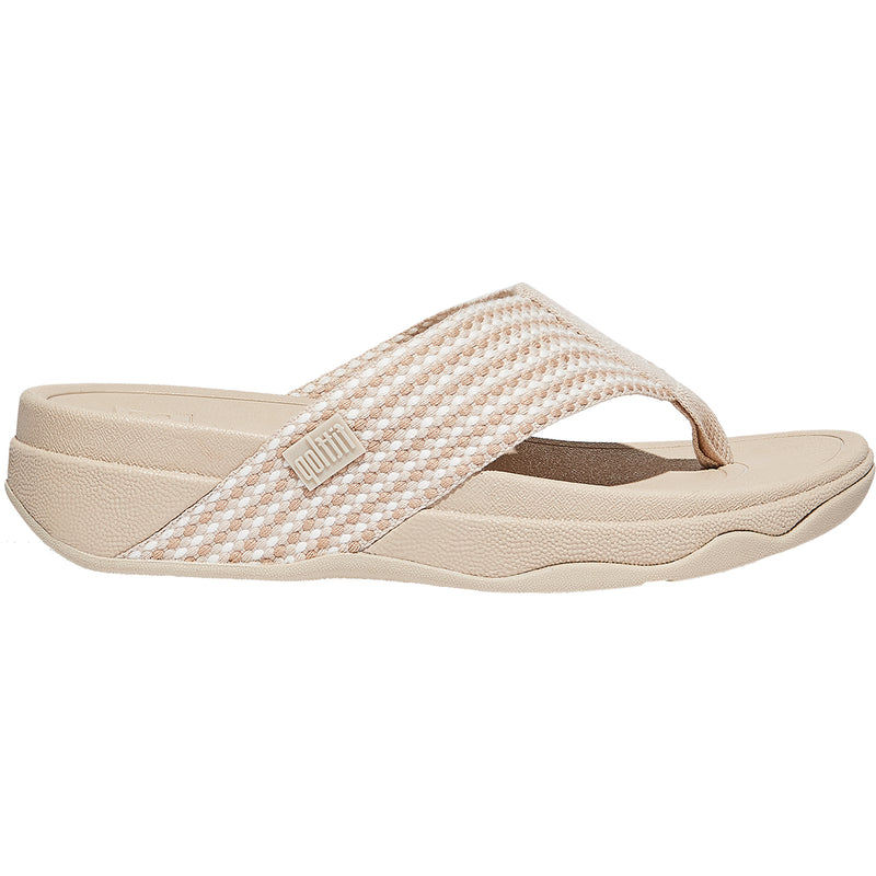 Women's FitFlop Surfa Stone Beige Mix Fabric