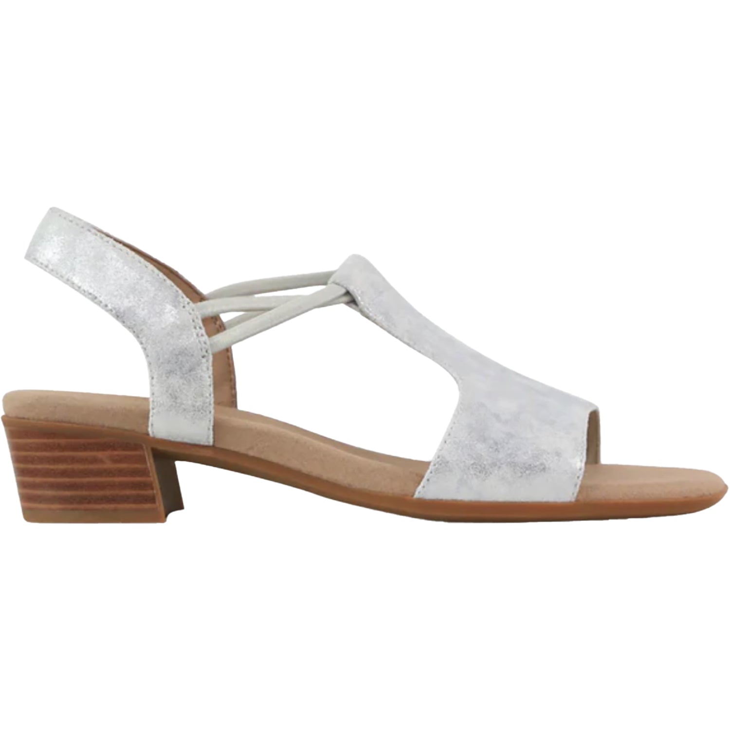 Munro Susan Women's Dress Sandals White Shimmer Munro Susan Women's Dress Sandals White Shimmer