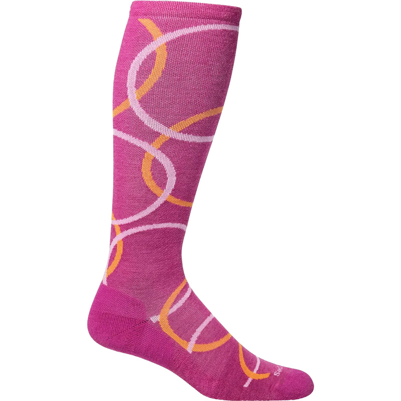 Women's Sockwell In The Loop Raspberry Knee High Socks 15-20 mmHg