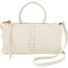 Womens Hobo Hobo Sable Crossbody Handbag Coastal Cloud Pebbled Leather with Studs Coastal Cloud Pebbled Leather with Studs