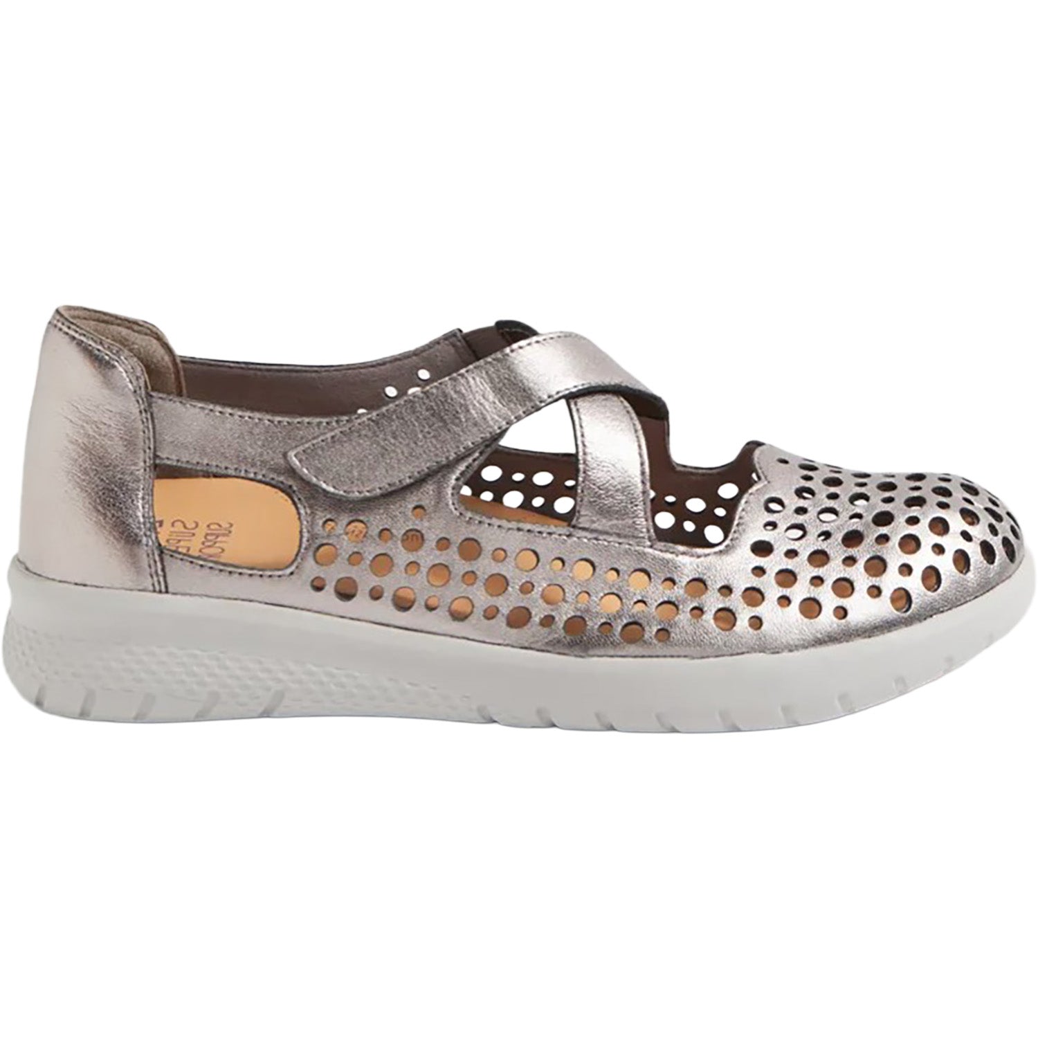 Womens Ziera Ziera Sachet Women's Mary Janes Pewter Leather Pewter Leather
