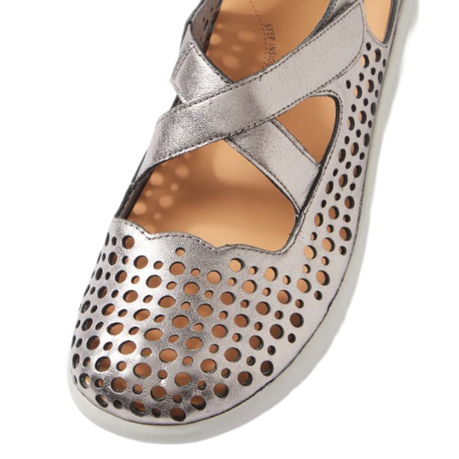 Womens Ziera Ziera Sachet Women's Mary Janes Pewter Leather Pewter Leather