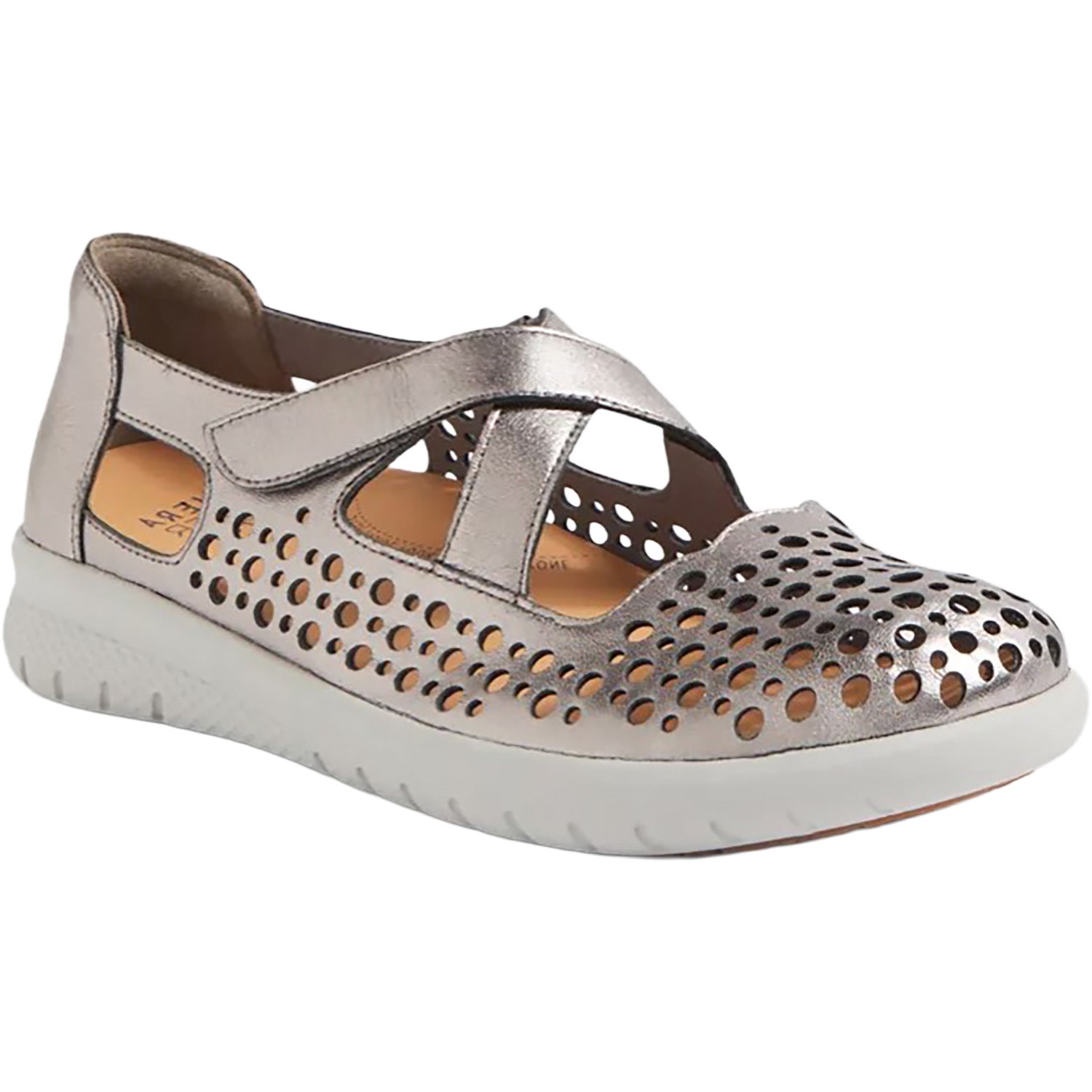 Womens Ziera Ziera Sachet Women's Mary Janes Pewter Leather Pewter Leather