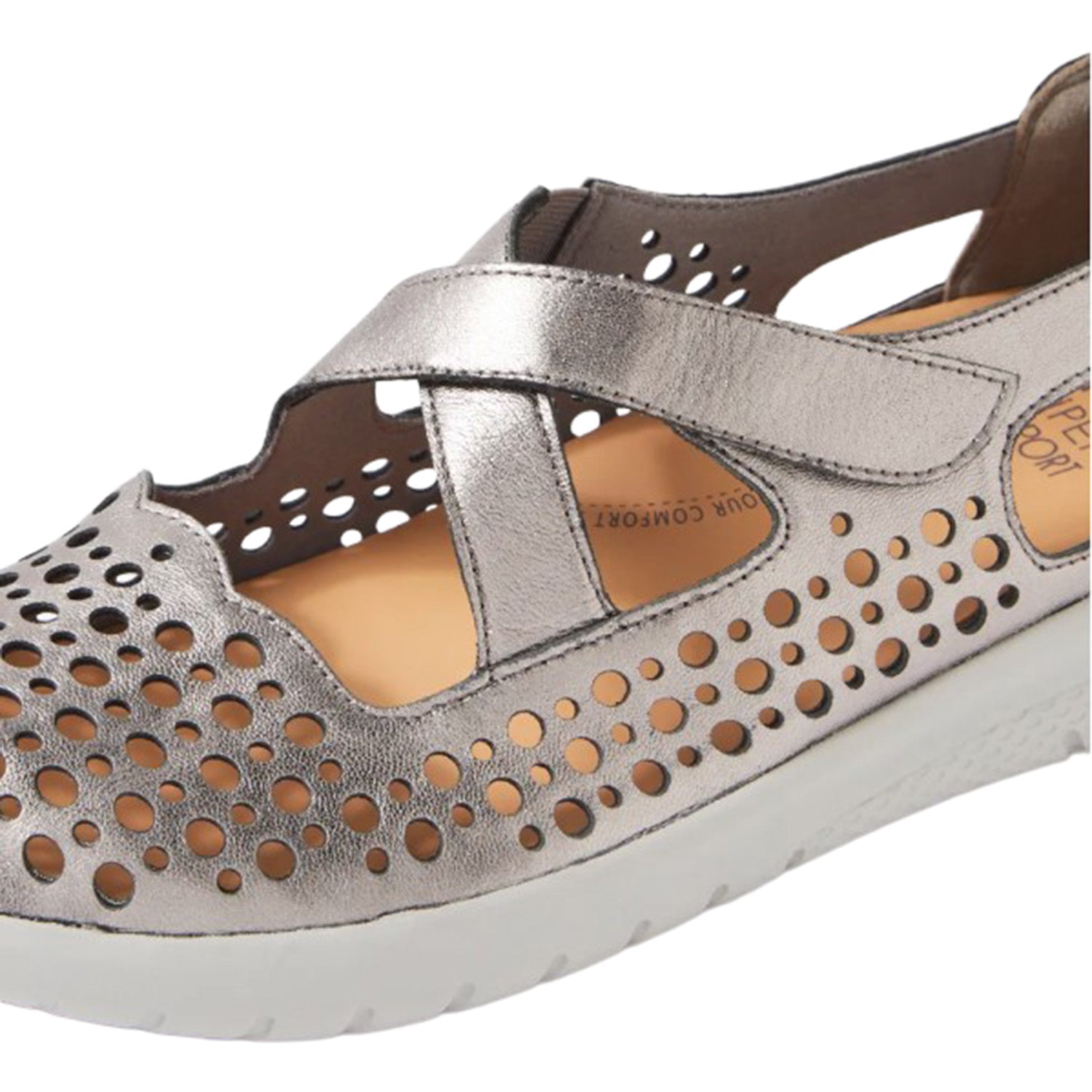 Womens Ziera Ziera Sachet Women's Mary Janes Pewter Leather Pewter Leather
