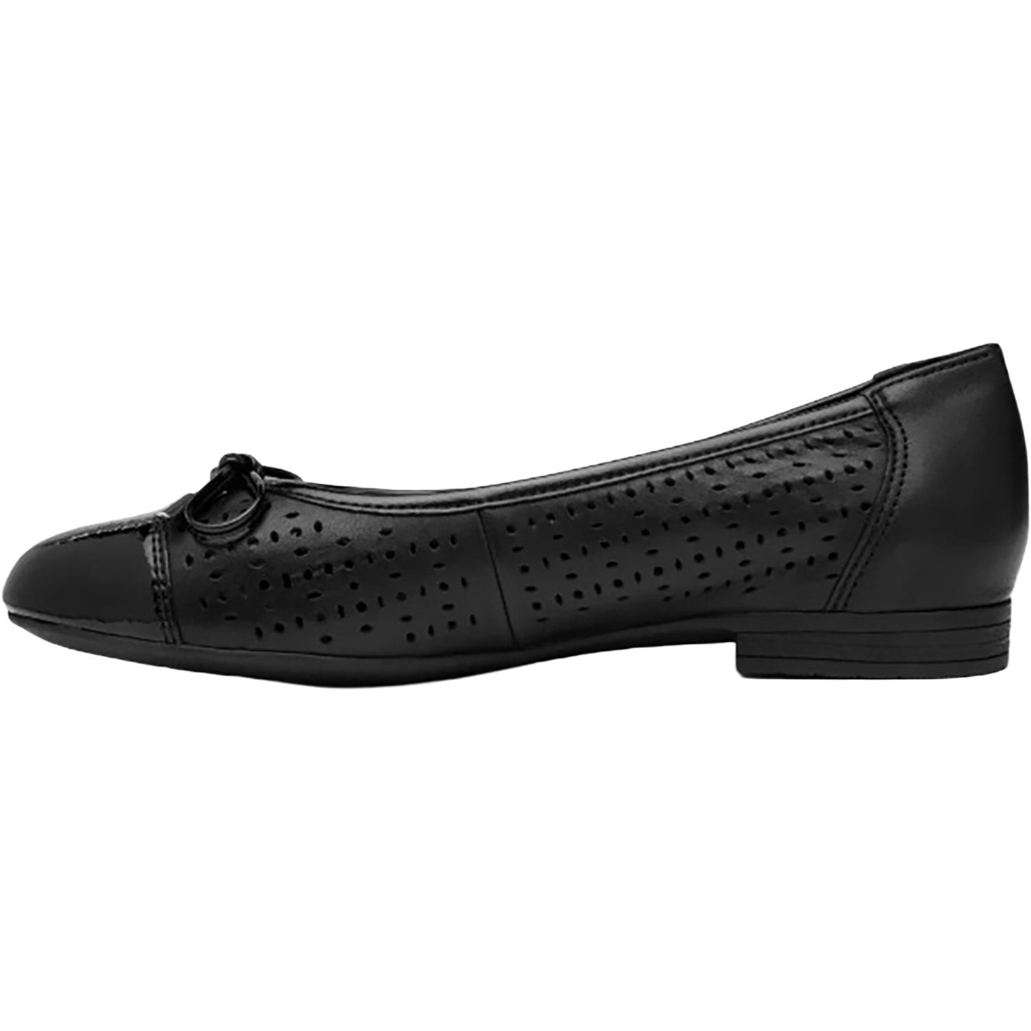 Ara Sangria Women's Flats Black Calf Patent Leather – Footwear etc