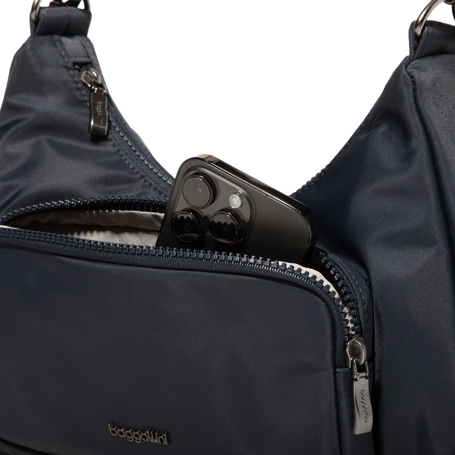 Womens Baggallini Baggallini Savannah Crossbody Handbag French Navy Twill French Navy Twill
