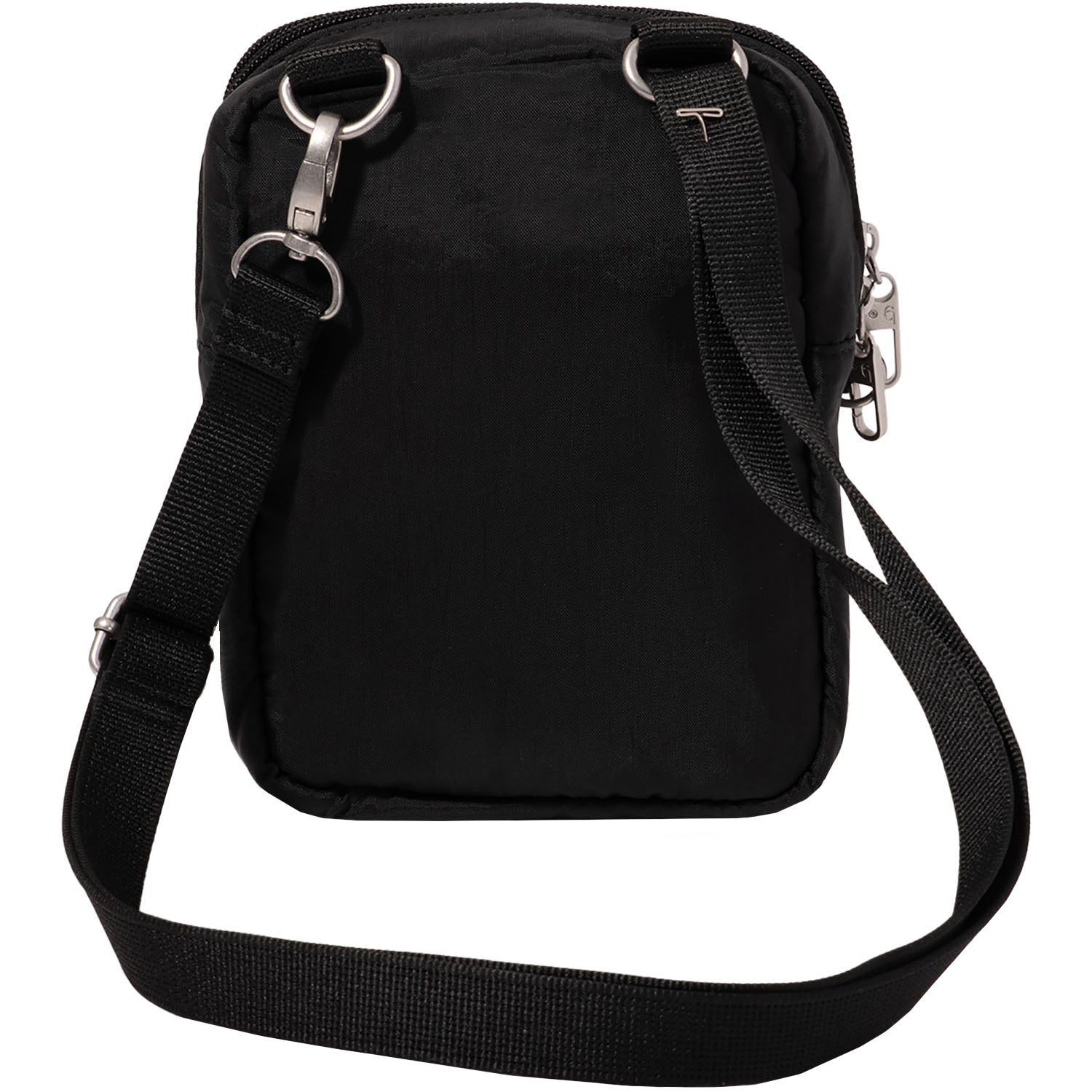 Womens Baggallini Baggallini Securetex Anti-Theft Mini Everything Handbag Black Black