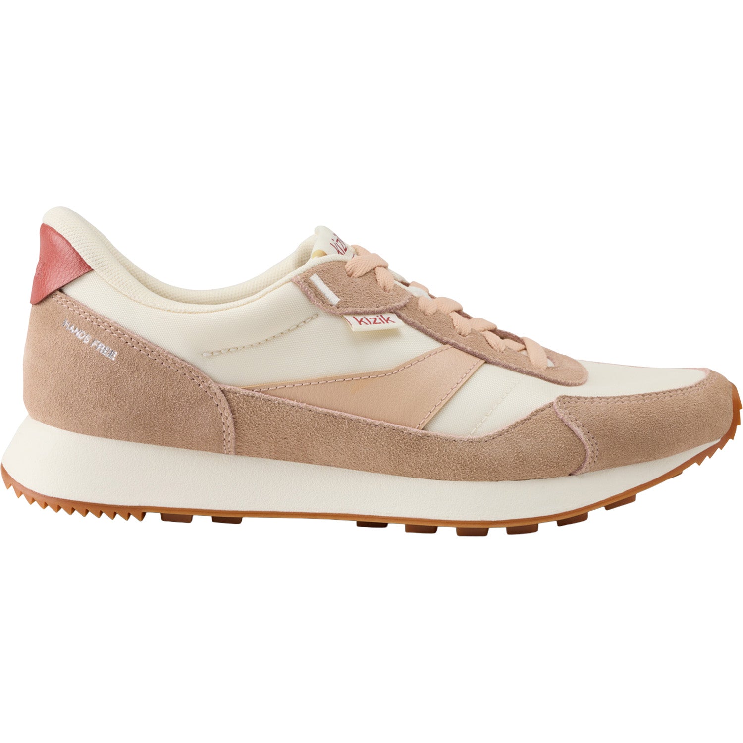 Womens Kizik KIZIK Siena Women's Athletic Shoes Pristine/Warm Taupe Pristine/Warm Taupe