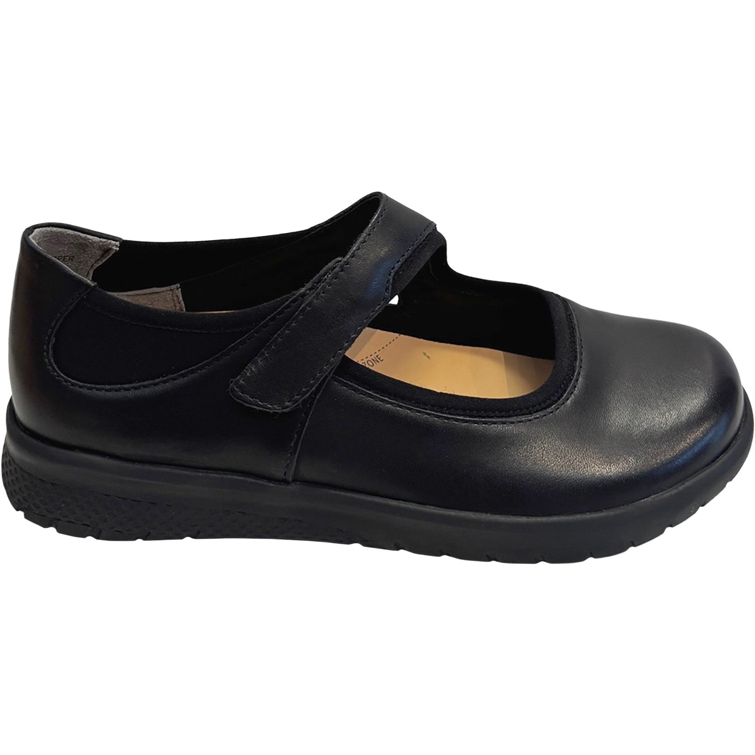 Womens Ziera Ziera Silvani Women's Mary Janes Black/Black Sole Leather Black/Black Sole Leather