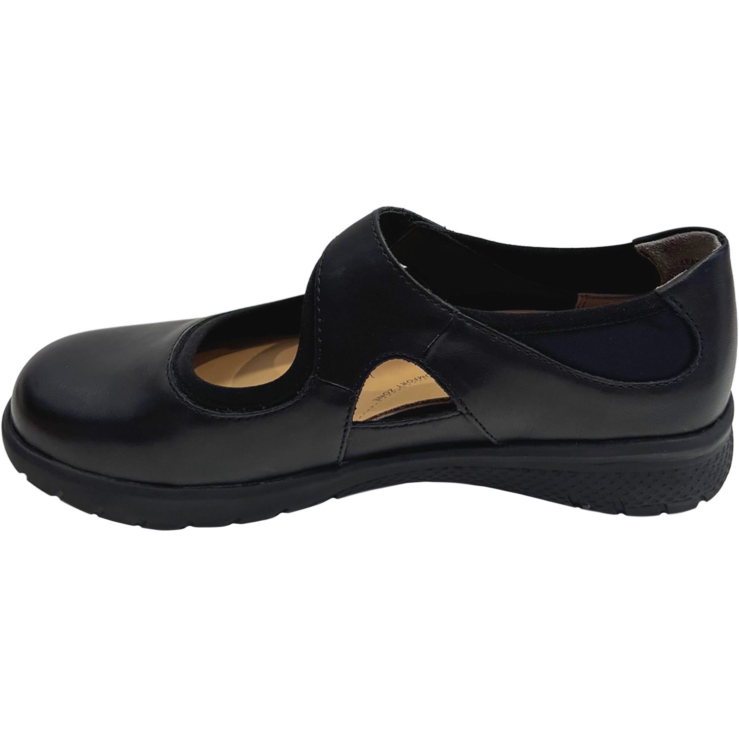 Womens Ziera Ziera Silvani Women's Mary Janes Black/Black Sole Leather Black/Black Sole Leather