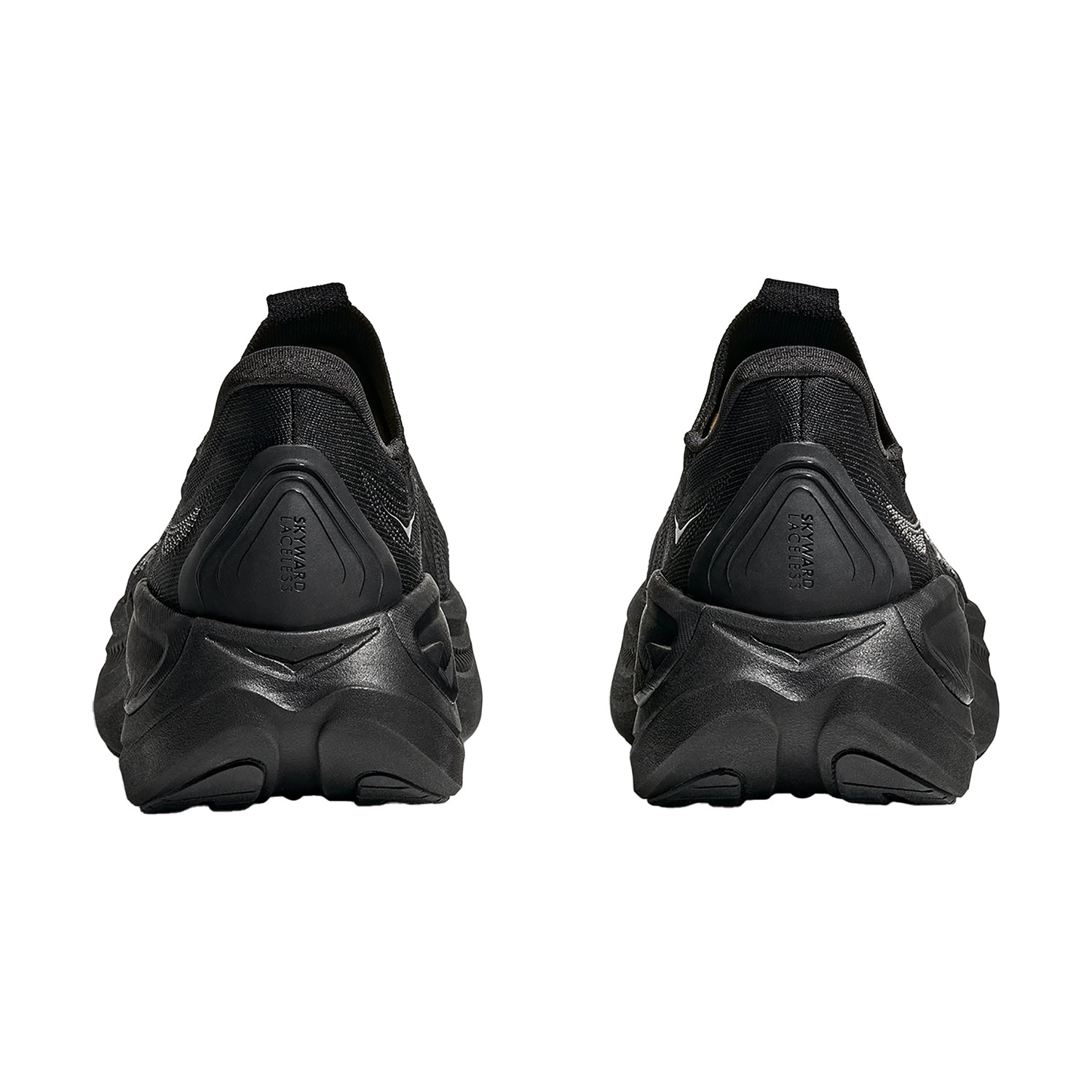 Mens Hoka one one Hoka Skyward Laceless Men's Athletic Shoes Recovery Slip Ons Black/Black Black/Black