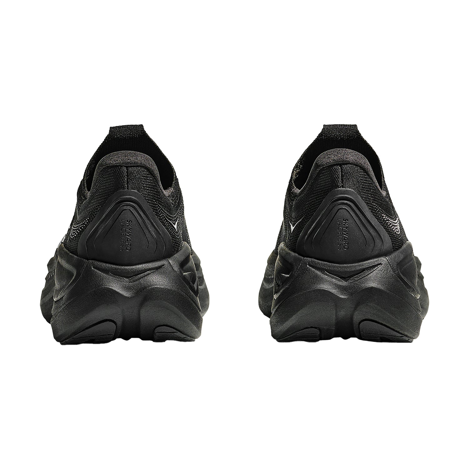 Womens Hoka one one Hoka Skyward Laceless Women's Athletic Recovery Slip Ons Black/Black Black/Black