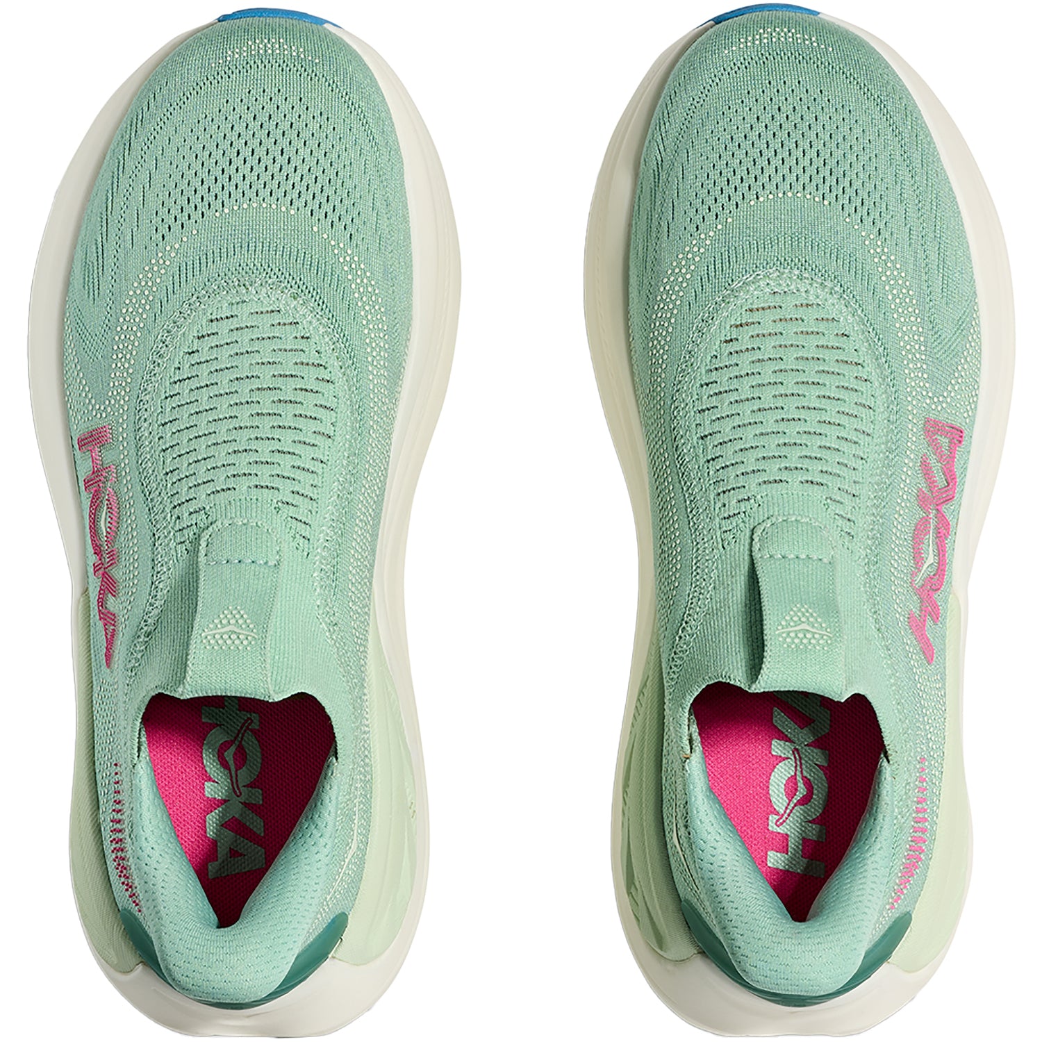 Womens Hoka one one Hoka Skyward Laceless Women's Athletic Shoes Recovery Slip Ons Jadiette/Seaglass Jadiette/Seaglass
