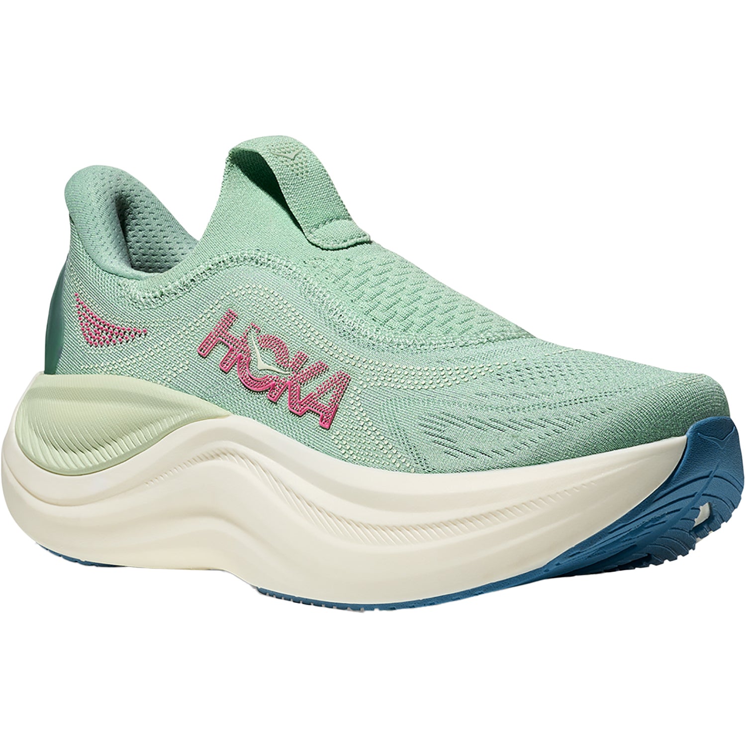 Womens Hoka one one Hoka Skyward Laceless Women's Athletic Shoes Recovery Slip Ons Jadiette/Seaglass Jadiette/Seaglass
