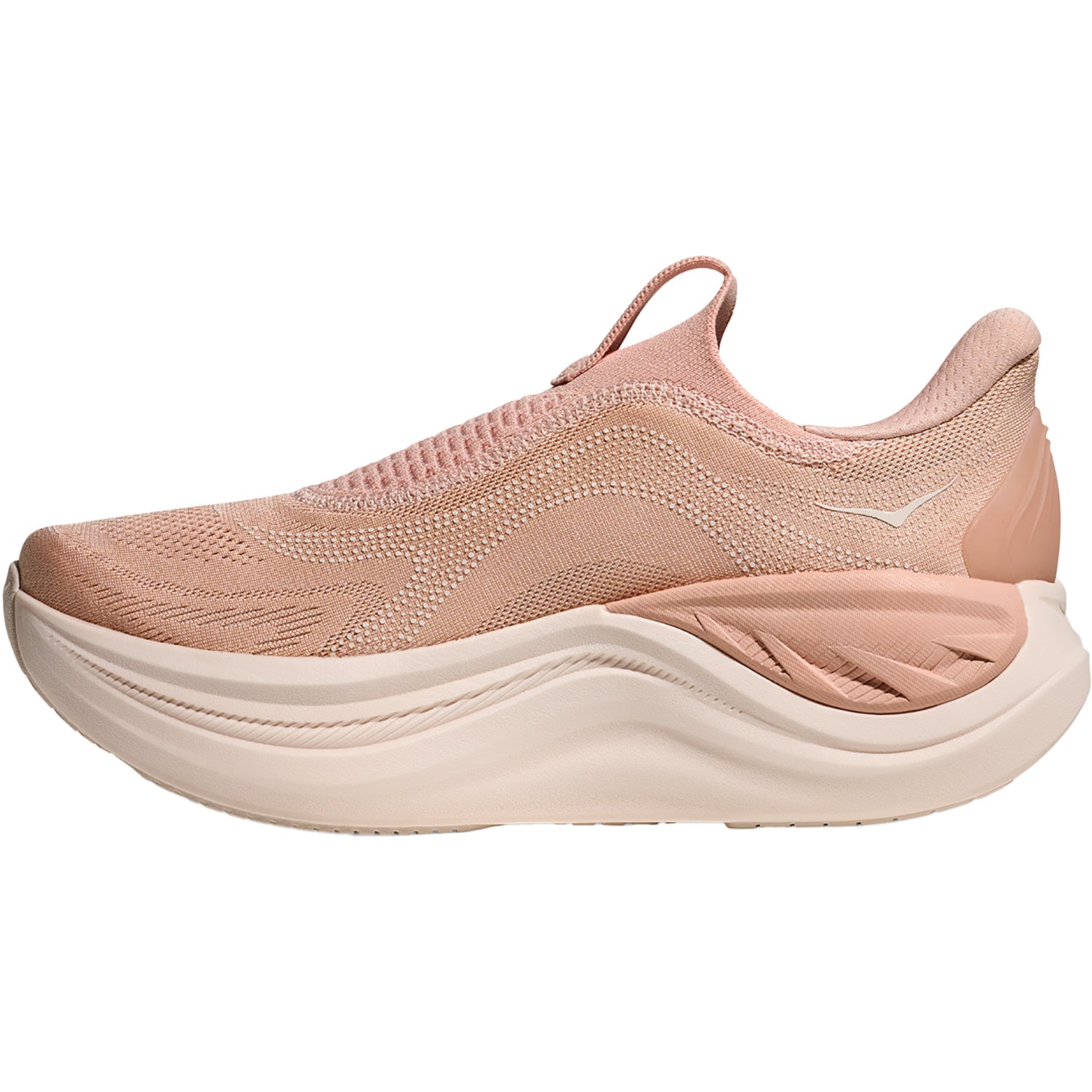 Womens Hoka one one Hoka Skyward Laceless Women's Athletic Recovery Slip Ons Rose Latte/Rose Cream Rose Latte/Rose Cream