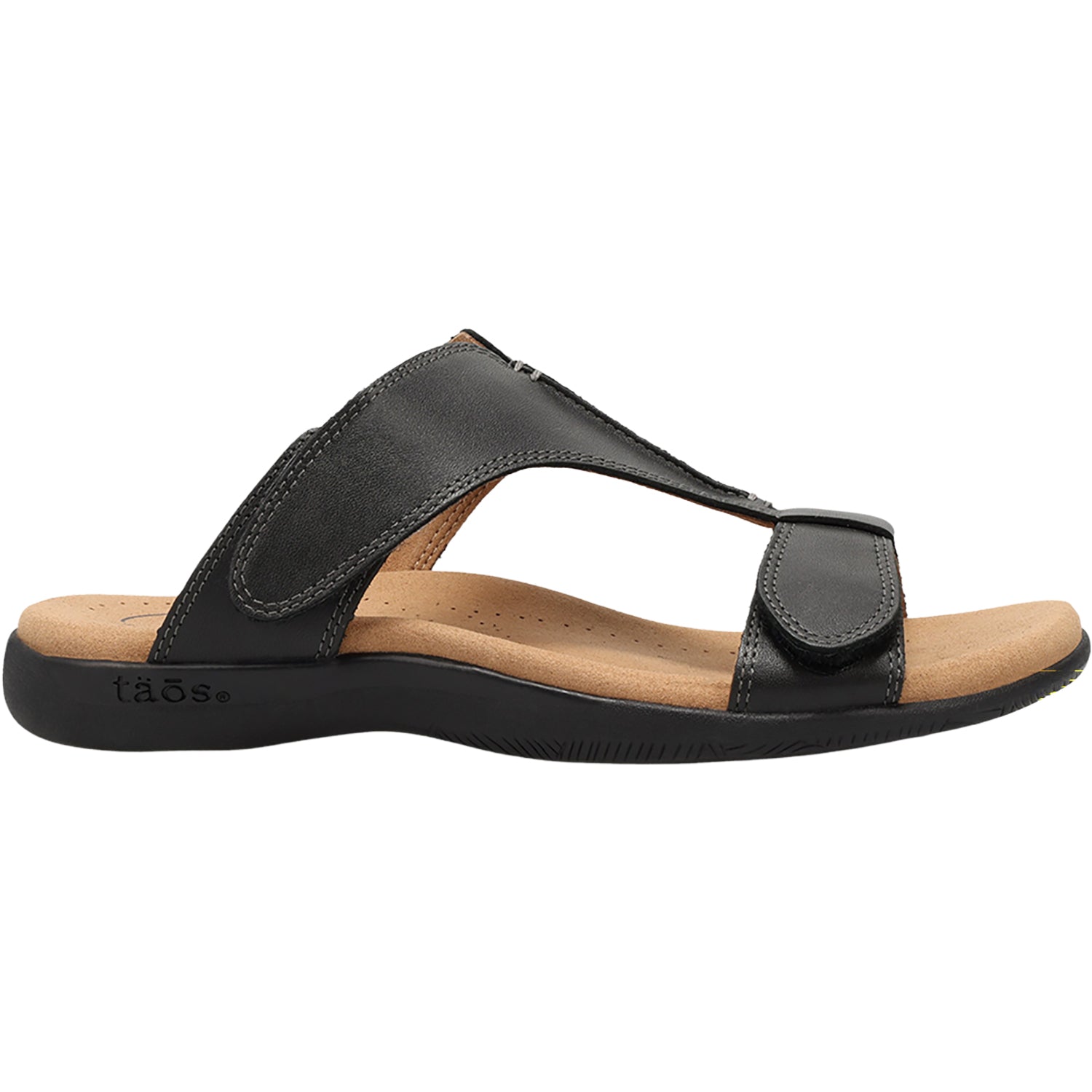 Womens Taos Taos Slide Show Women's Sandals Black Leather Black Leather
