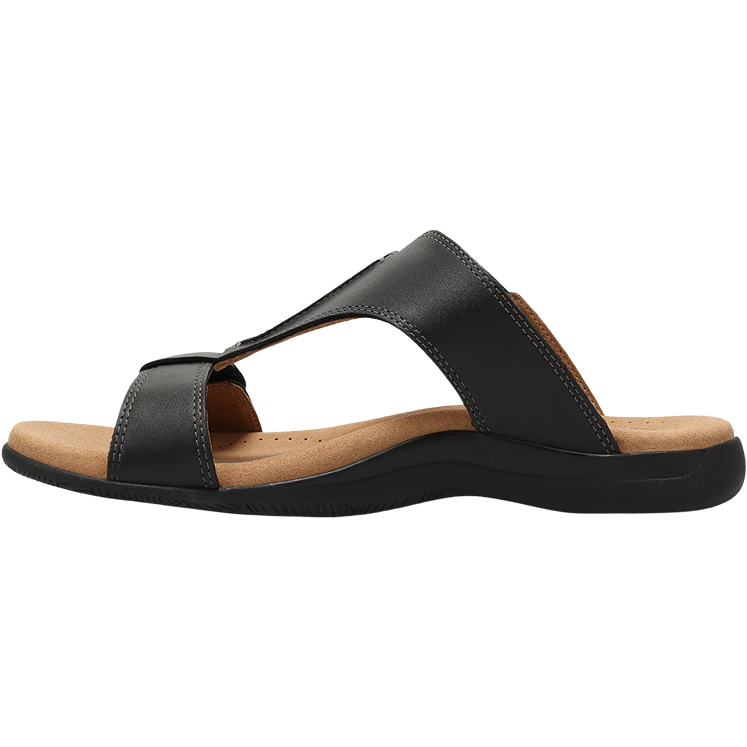 Womens Taos Taos Slide Show Women's Sandals Black Leather Black Leather