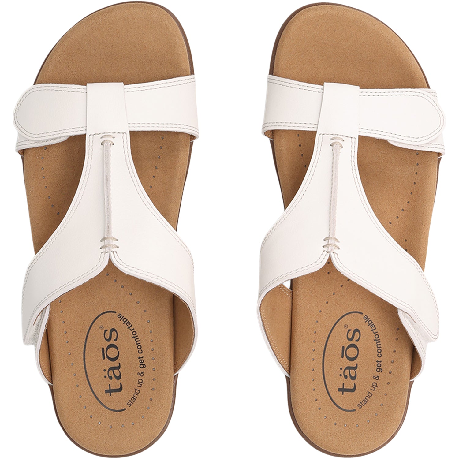 Womens Taos Taos Slide Show Women's Sandals White White