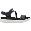 Womens Ecco ECCO Soft Sandal 3 Strap Women's Sandal Black/Black Black/Black