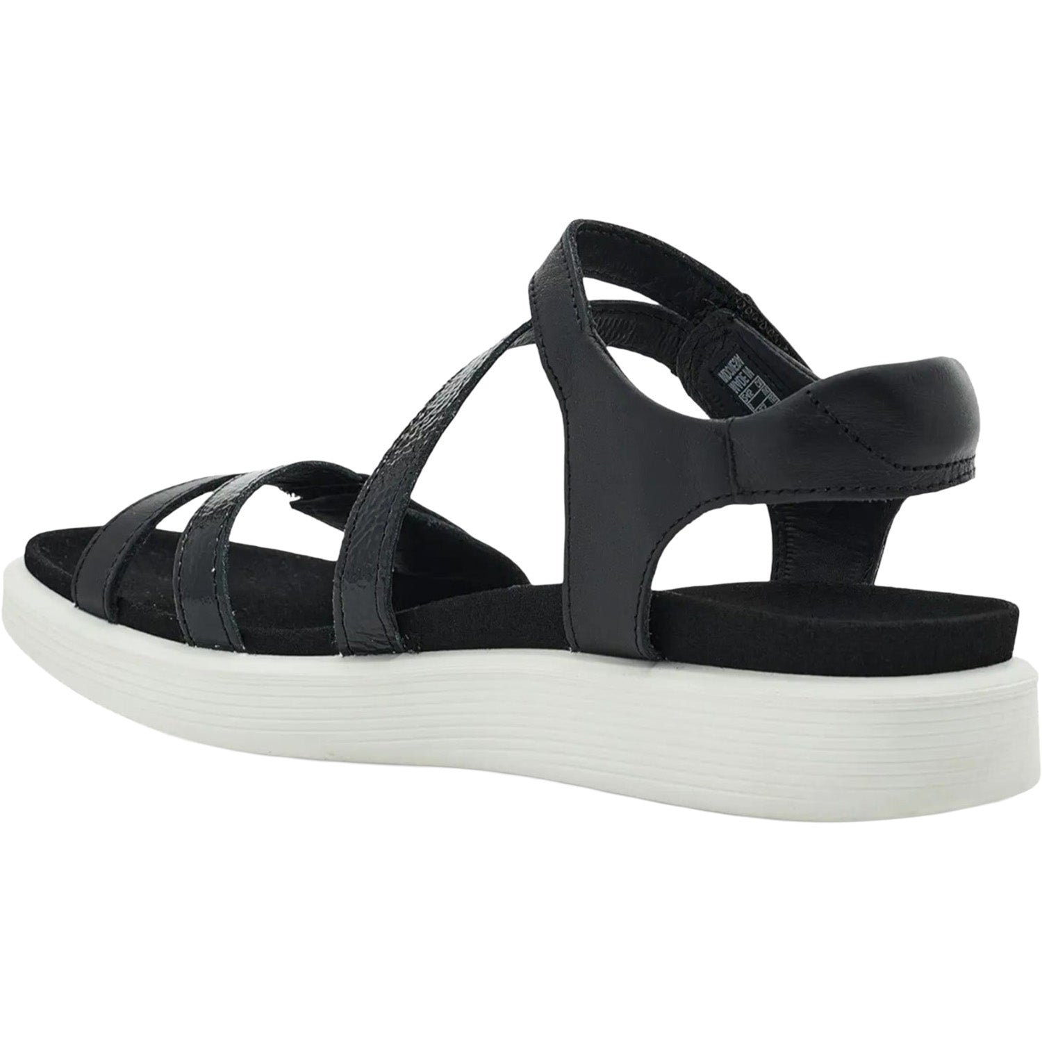 Womens Ecco ECCO Soft Sandal 3 Strap Women's Sandal Black/Black Black/Black