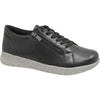 Womens Ziera Ziera Solar Women's Casual Lace-Ups Black Leather/Misty Sole Black Leather/Misty Sole